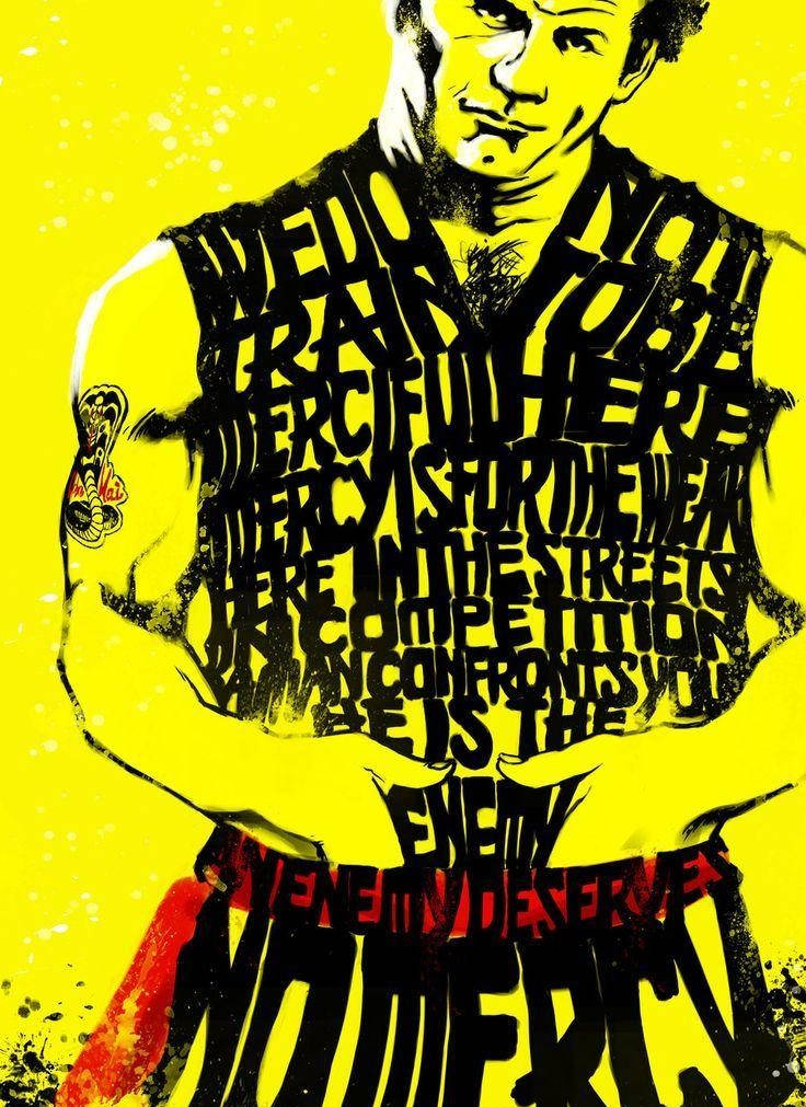 Cobra Kai Phone, never mercy, tattooed arms, SD Phone Wallpaper