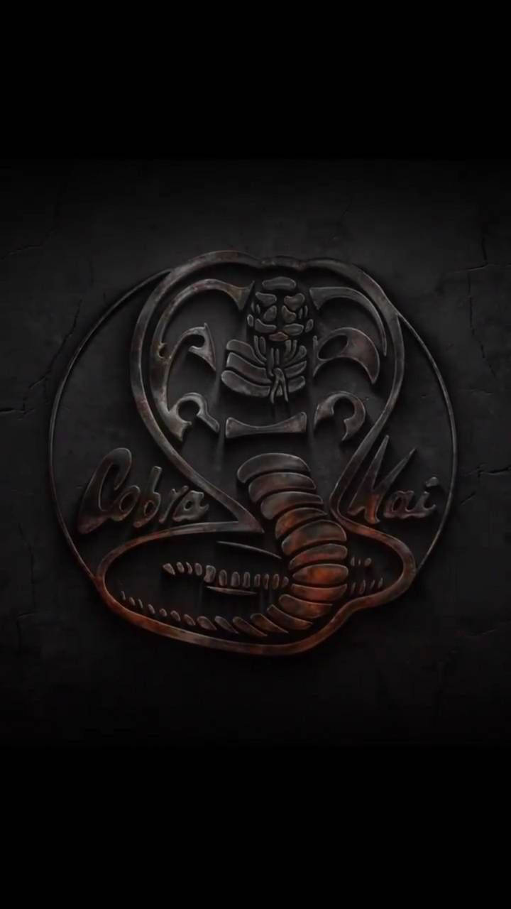 Cobra Kai Phone, Cobra Kai, metallic cobra logo, HD Phone Wallpaper