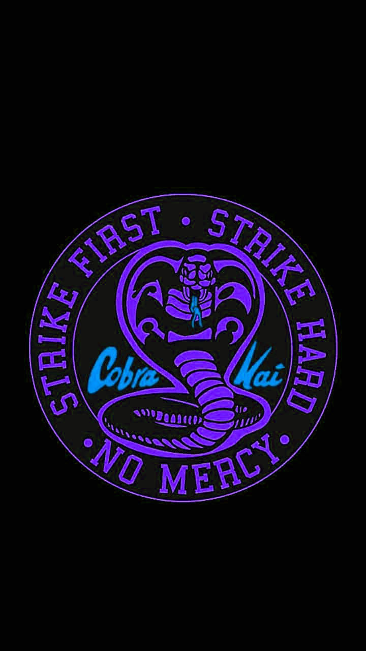 Cobra Kai, purple, blue, HD Phone Wallpaper