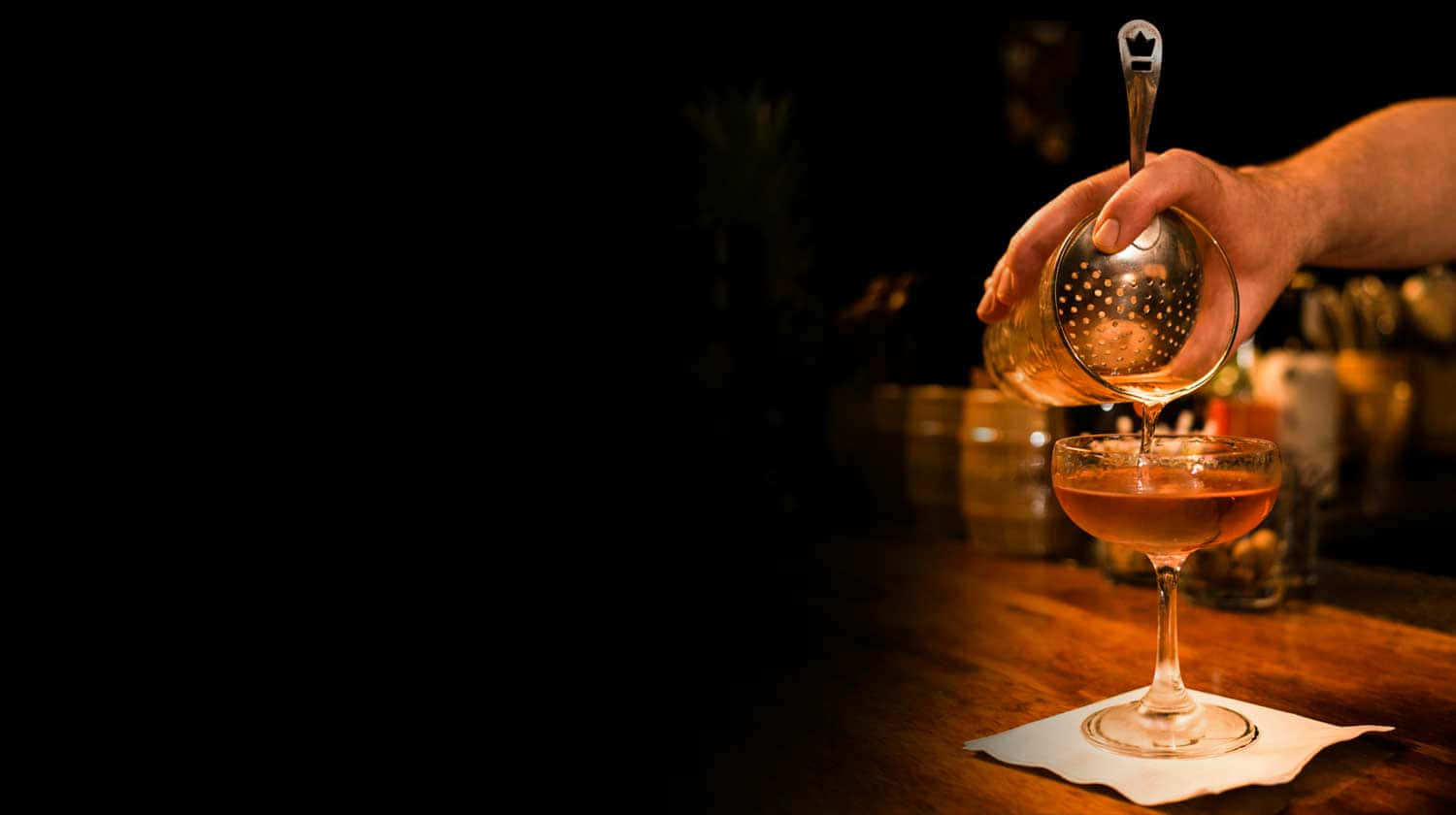 Cocktail, golden cocktail, coupe glass, HD Desktop Wallpaper
