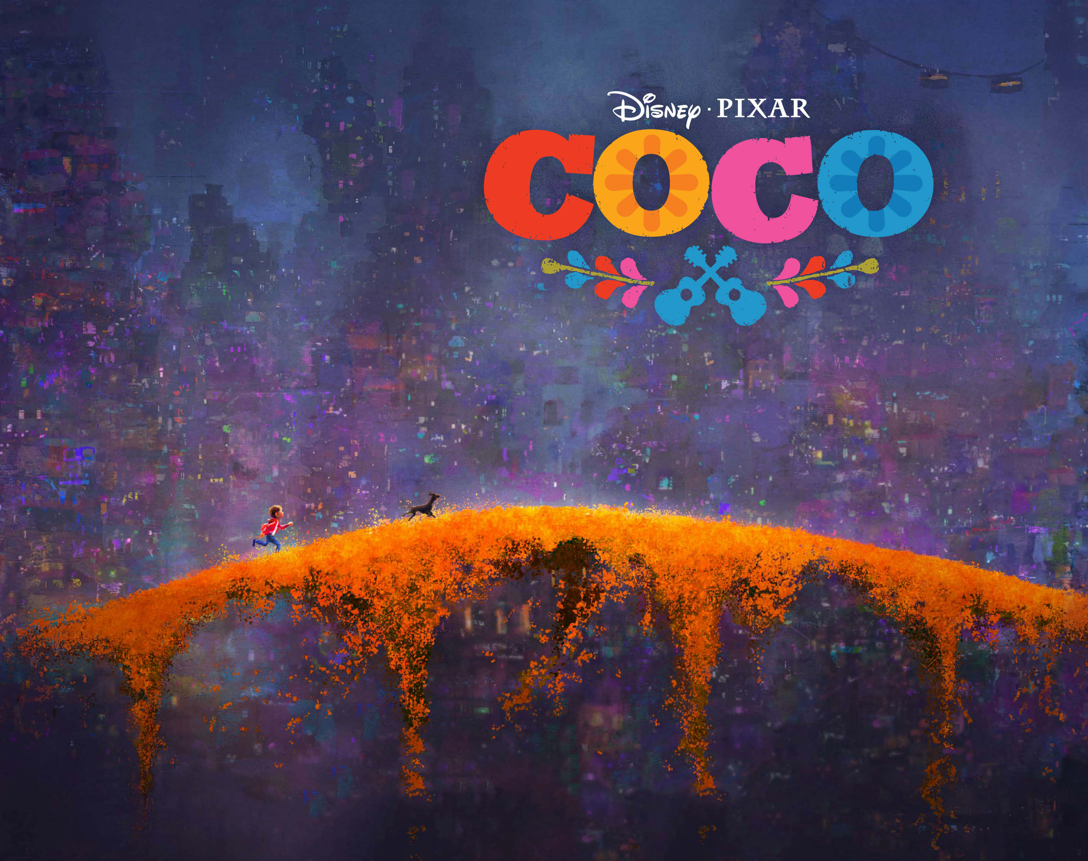 Coco, Disney, animated classic, 2K Desktop Wallpaper