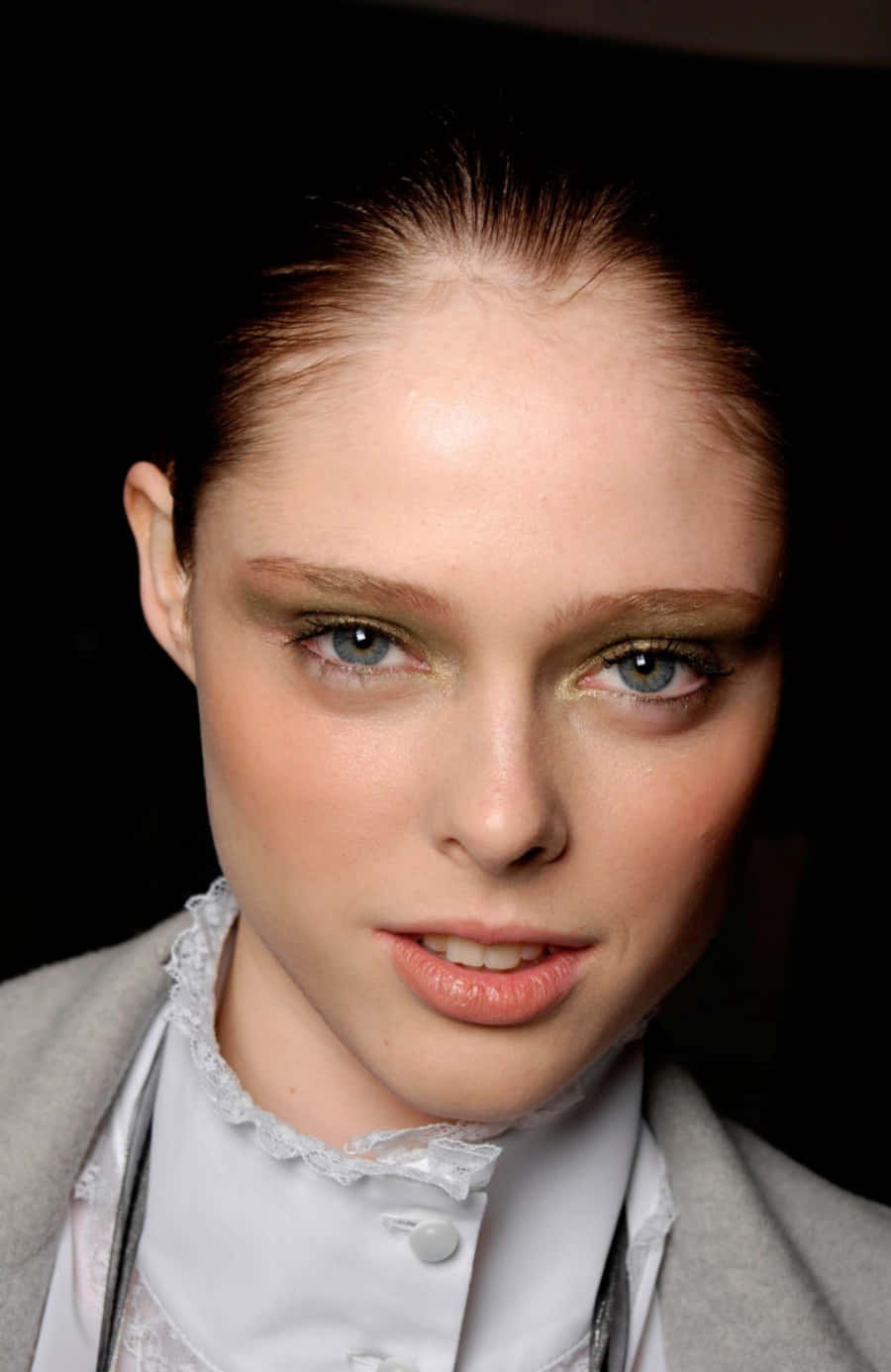 Coco Rocha, runway, blue eyes, HD Phone Wallpaper