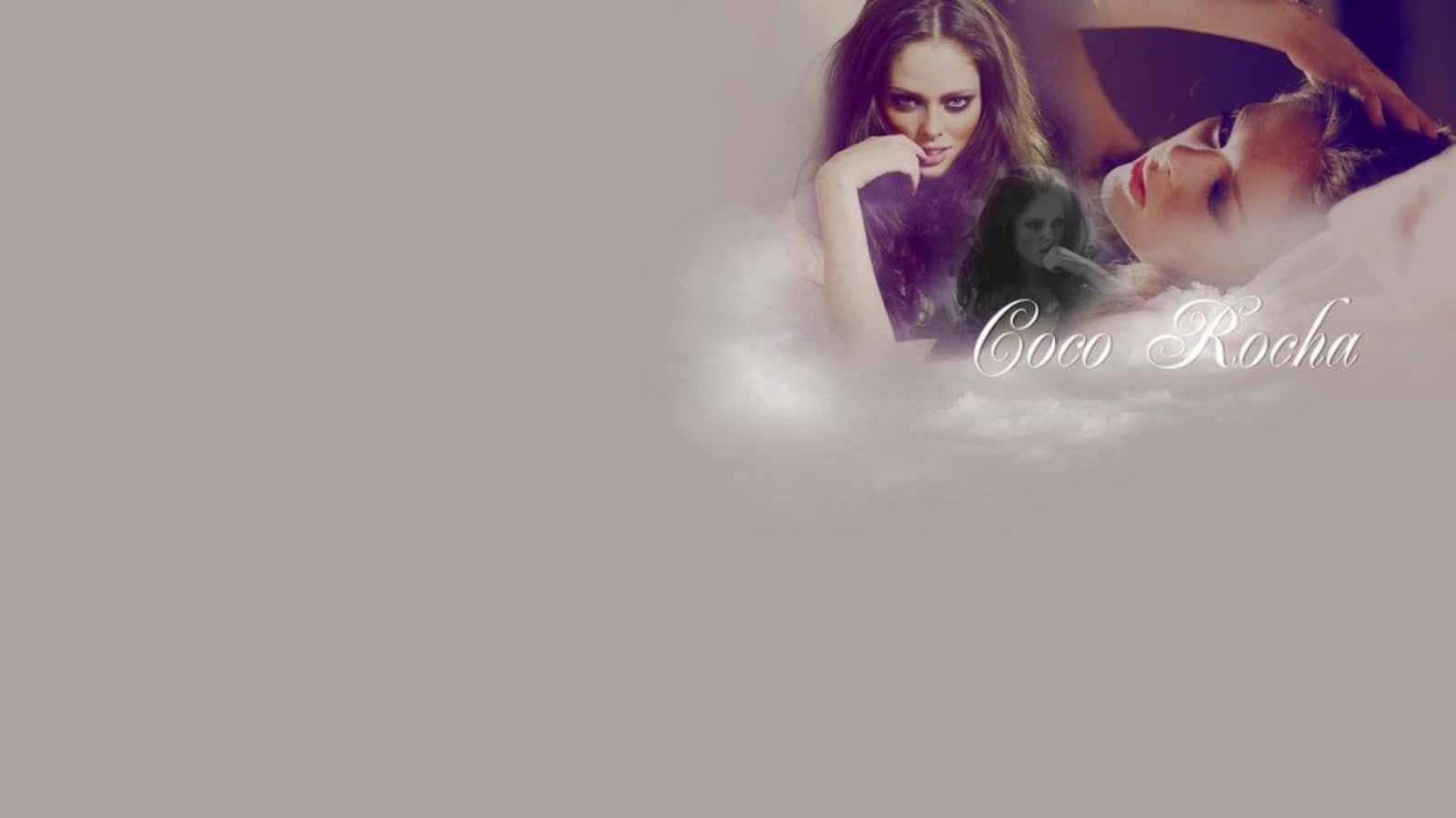 Coco Rocha, soft pastel tones, cloud, HD Desktop Wallpaper