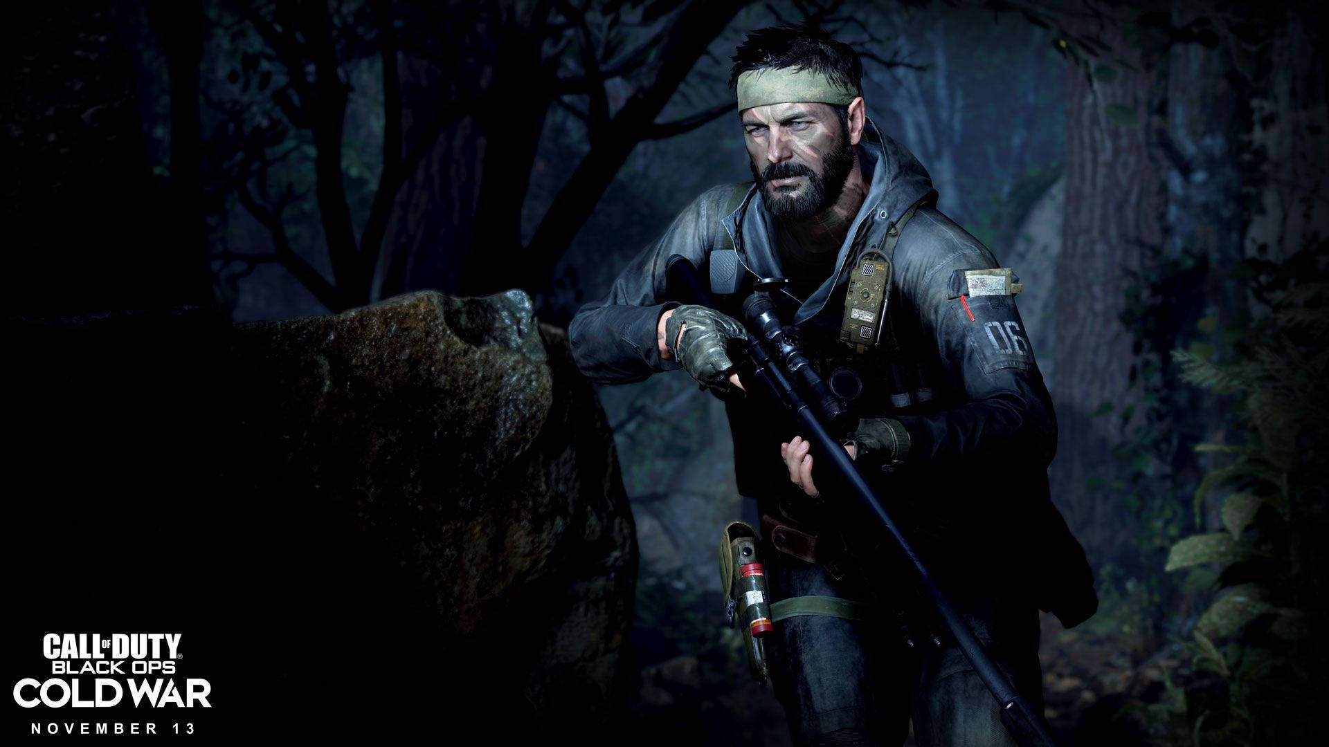 COD Cold War, tactical gear, rifle, Full HD Desktop Wallpaper