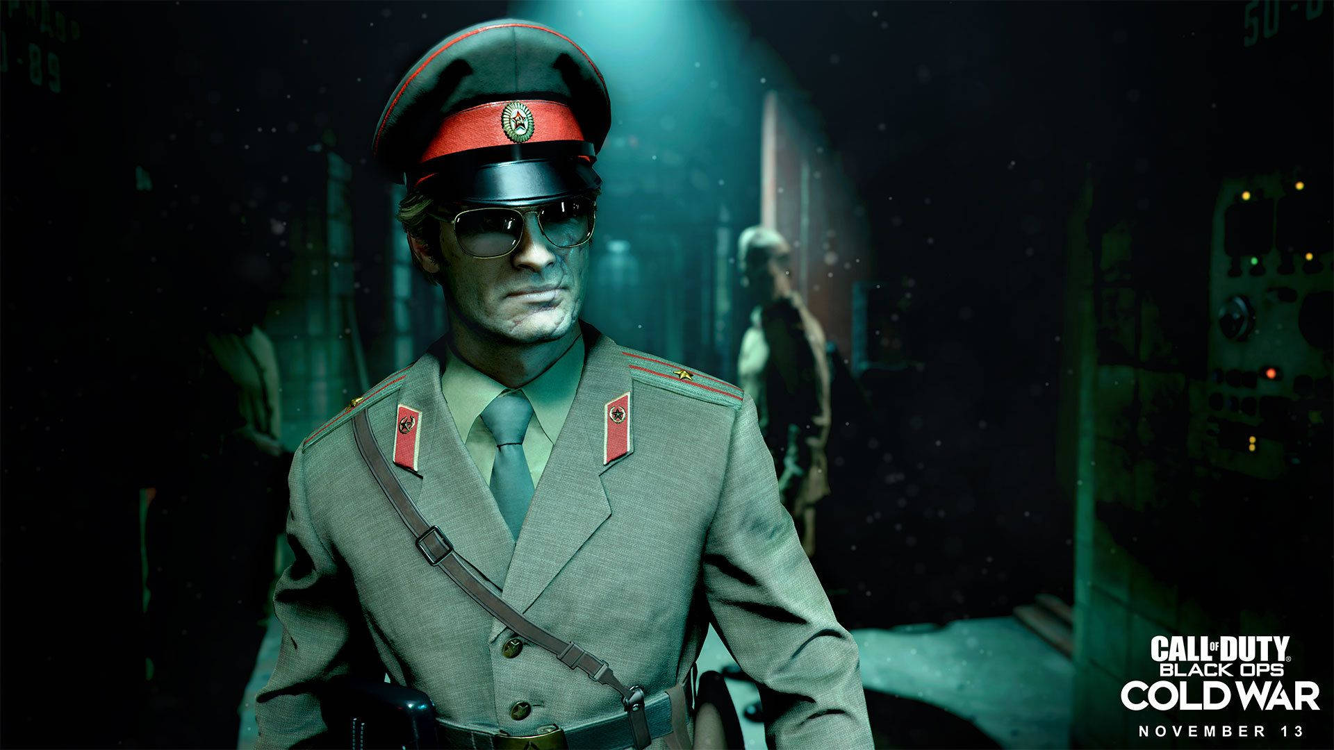 COD Cold War, officer, grey uniform, Full HD Desktop Wallpaper