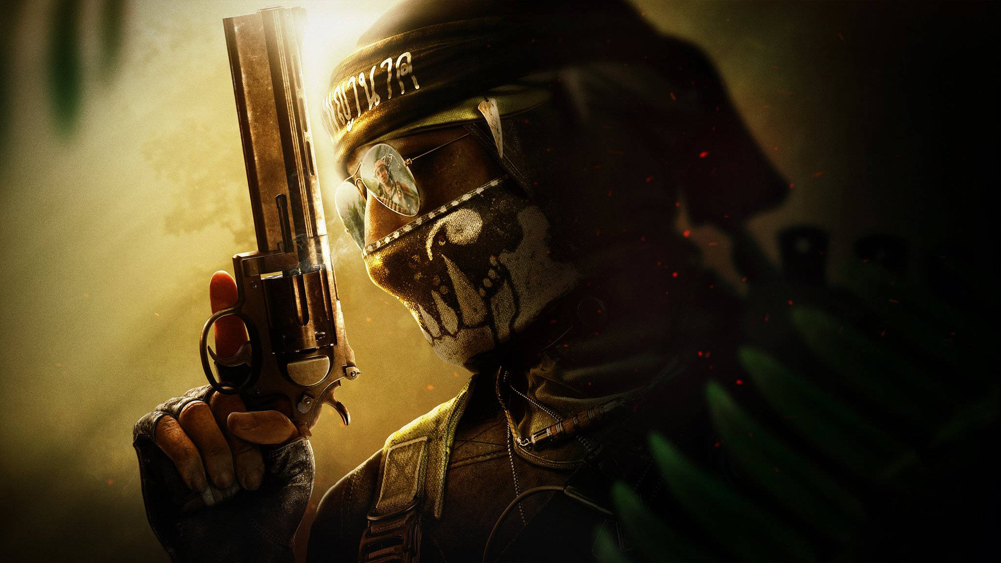 COD Cold War, revolver, masked soldier, Full HD Desktop Wallpaper