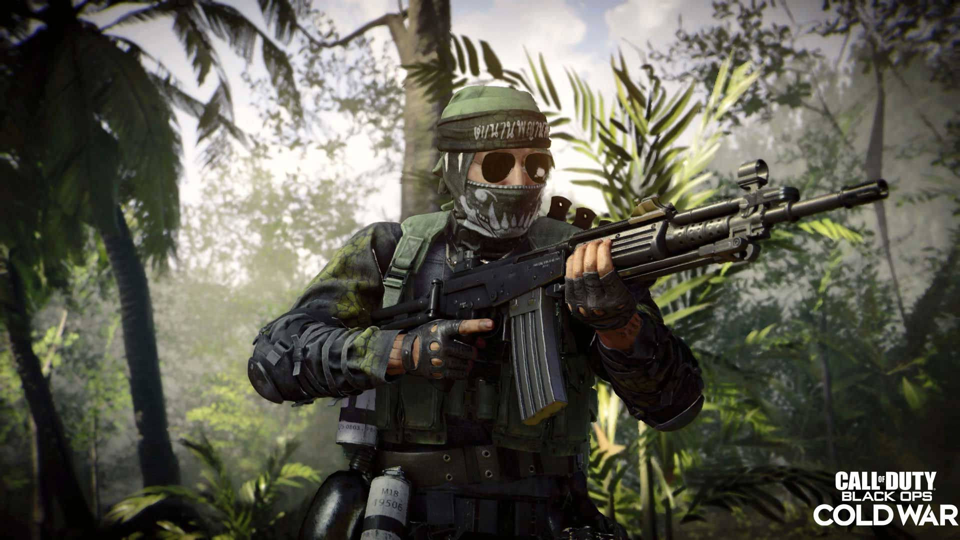 COD Cold War, jungle, camouflage gear, Full HD Desktop Wallpaper