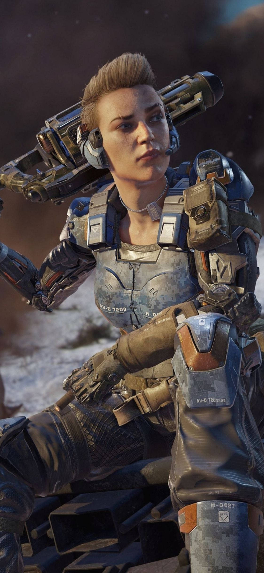 COD Cold War, female soldier, futuristic armor, Full HD Phone Wallpaper