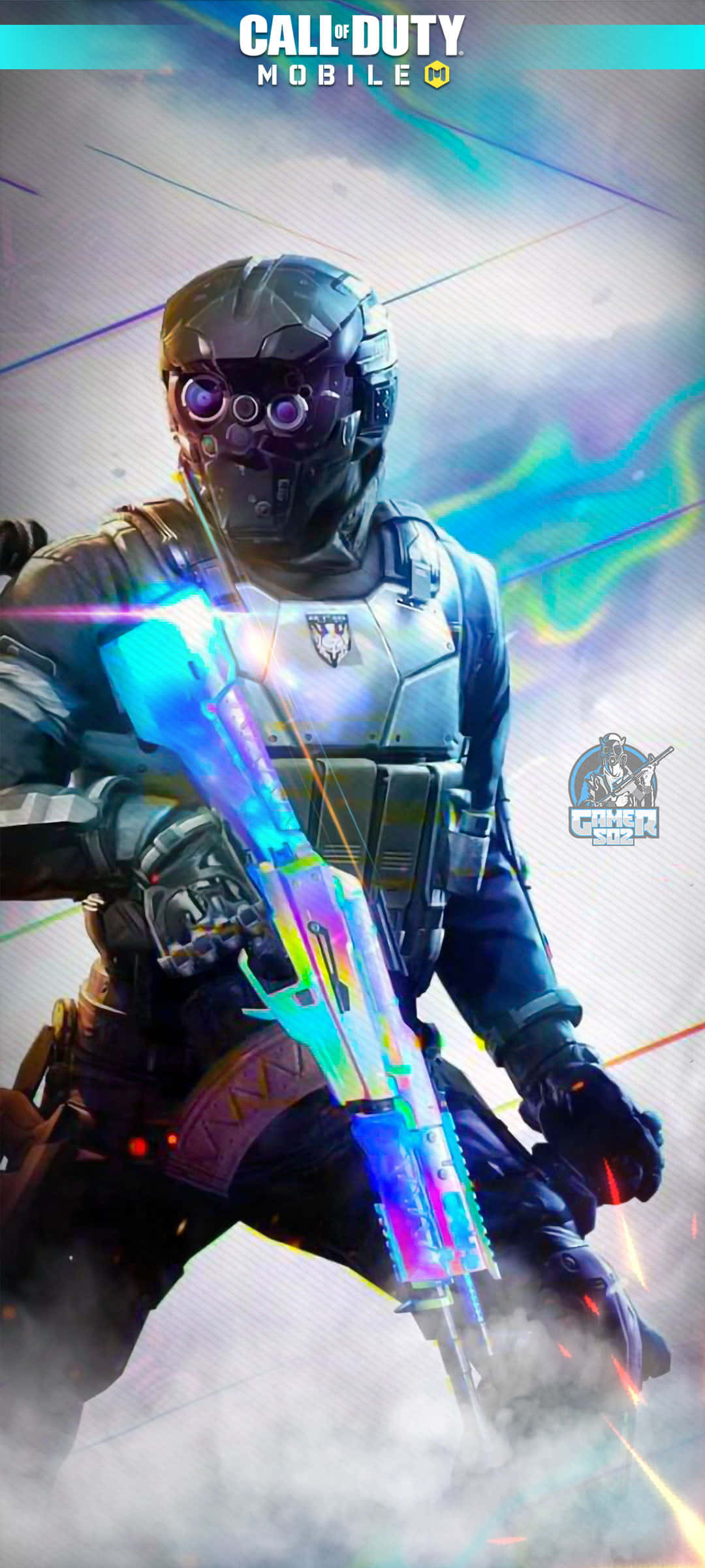 COD Mobile Character Skins, futuristic soldier, dark armor, Full HD Phone Wallpaper