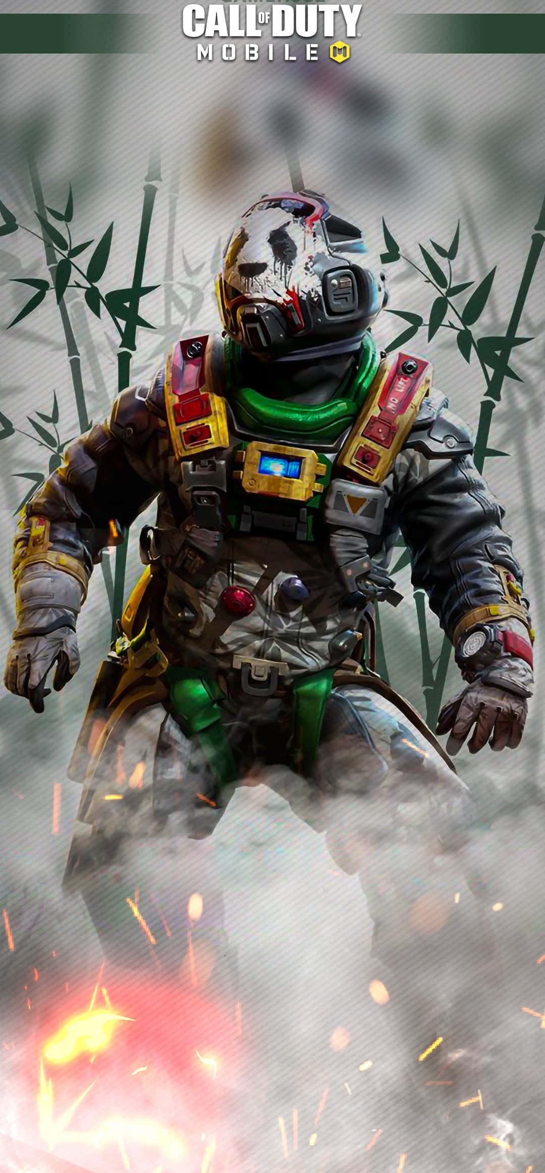 Cod Mobile Character Skins, futuristic combat gear, bamboo, Full HD Phone Wallpaper