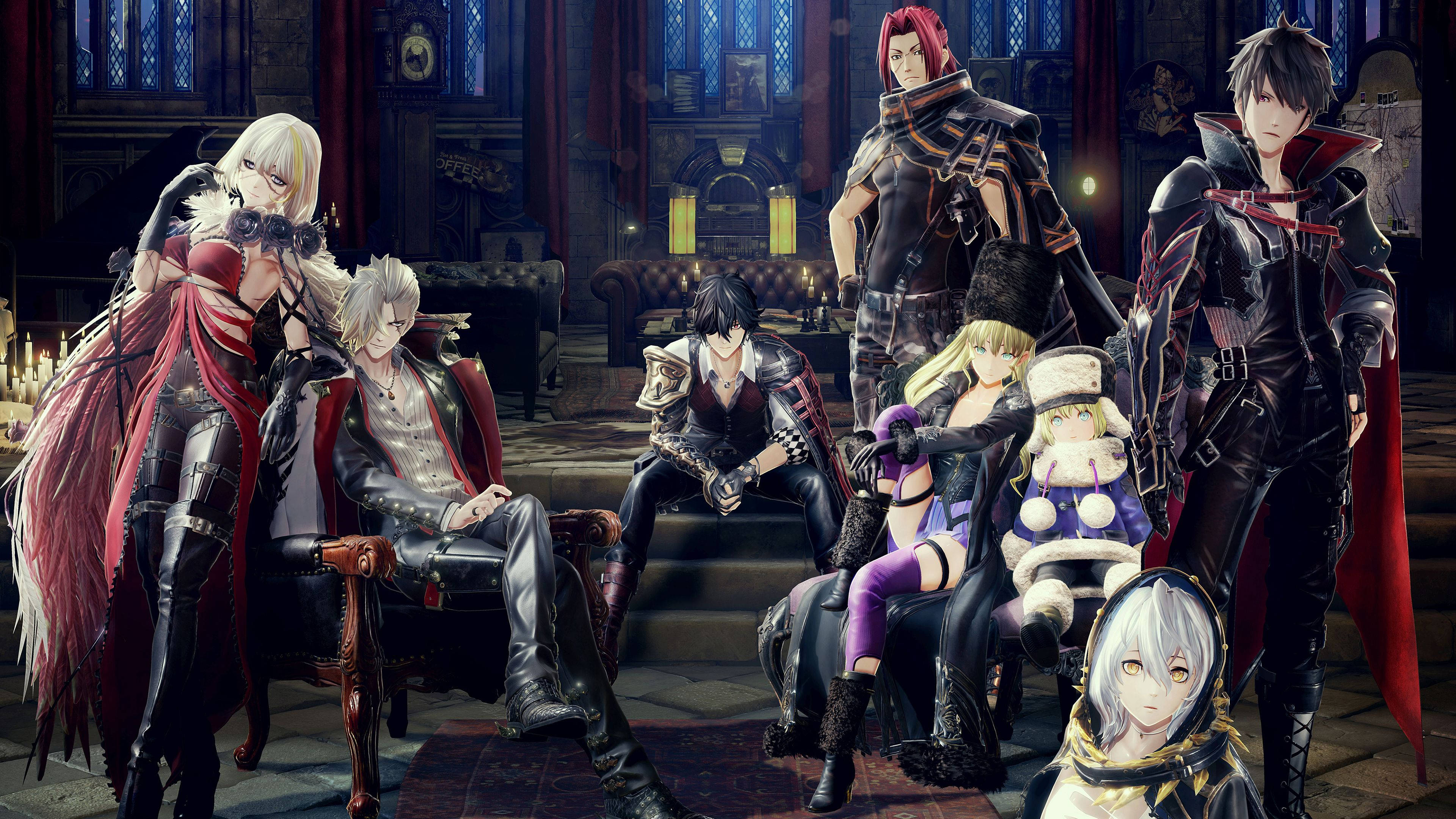 Code Vein, gothic universe, anime characters, 4K Desktop Wallpaper
