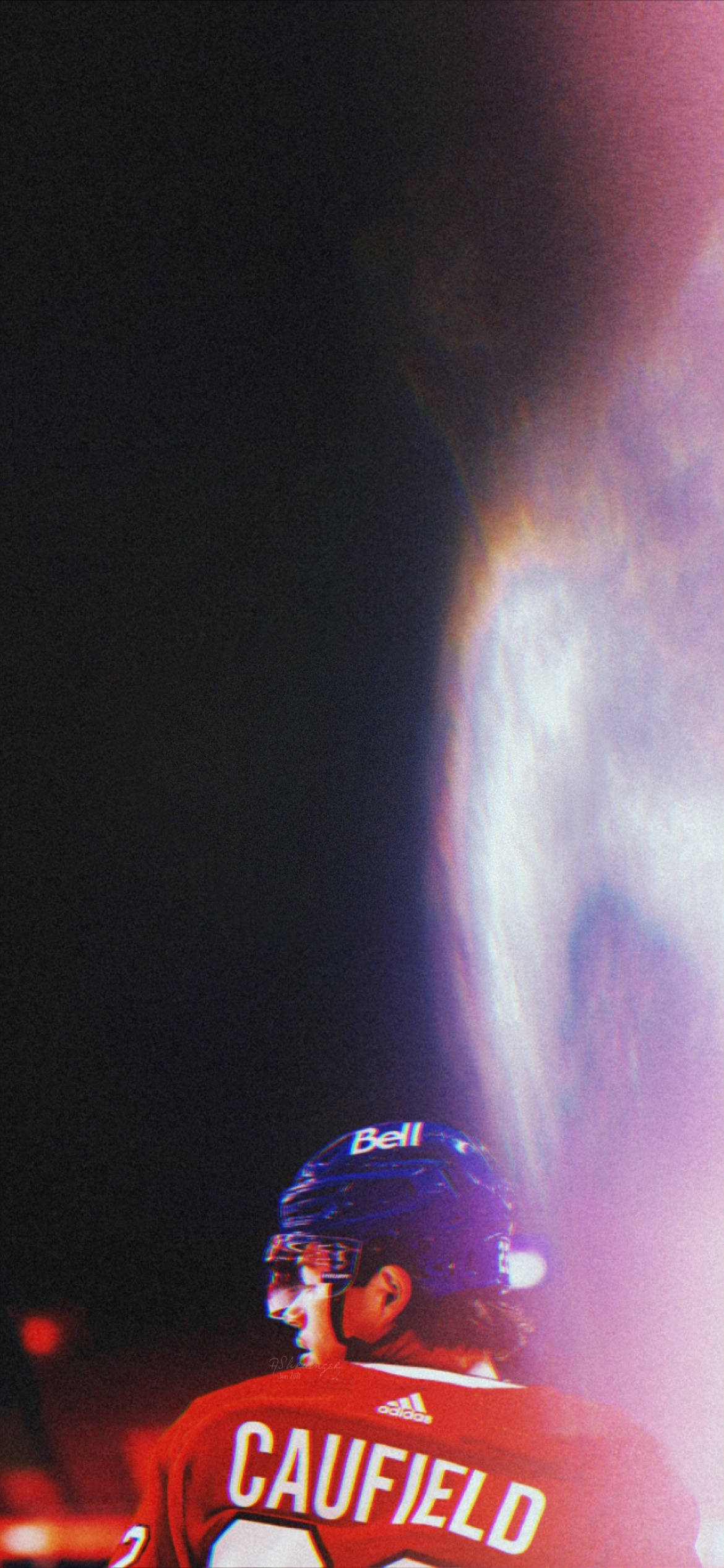 Cole Caufield, red jersey, CAUFIELD, Full HD Phone Wallpaper