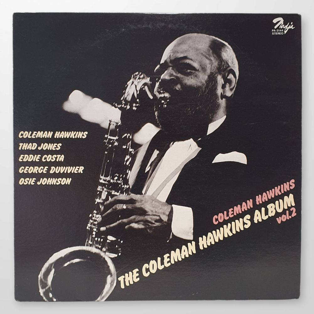 Coleman Hawkins, jazz saxophonist, black and white album cover, SD Desktop Wallpaper