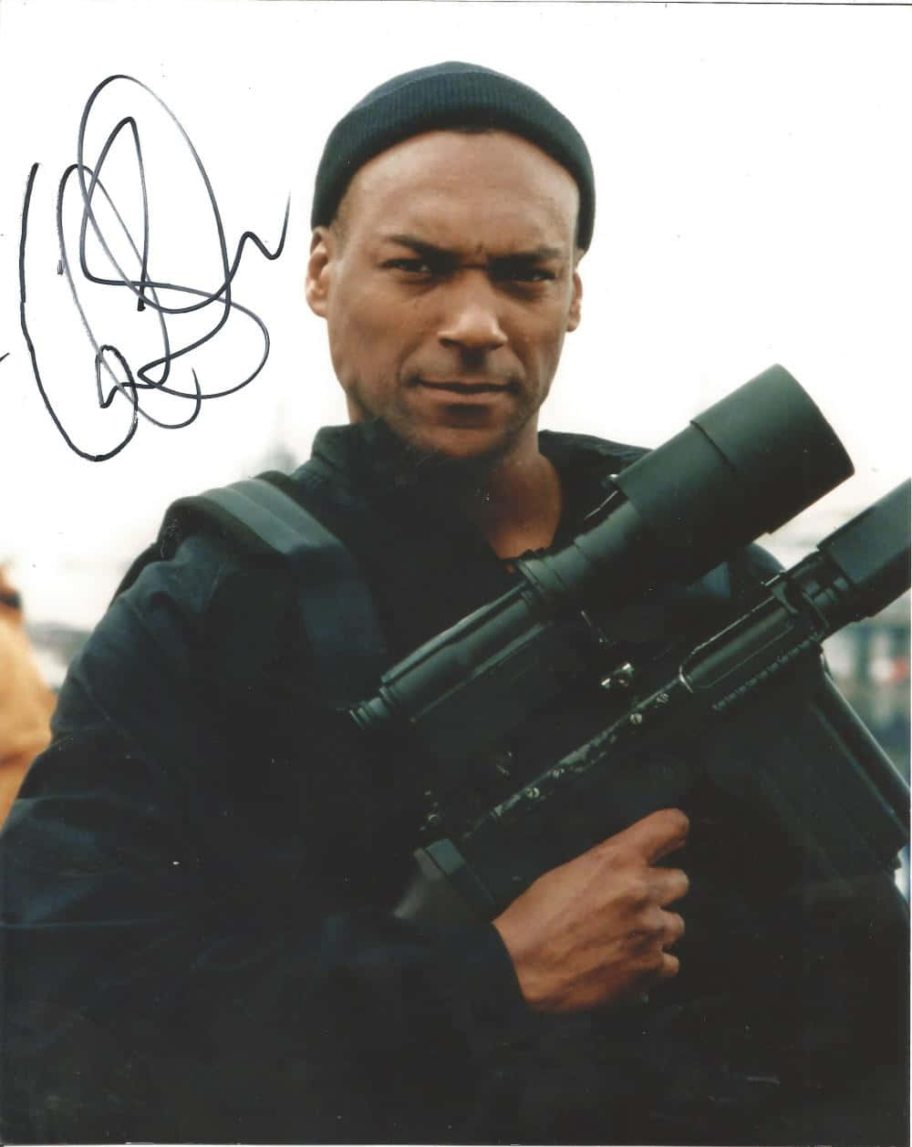 Colin Salmon, black beanie, tactical gear, SD Phone Wallpaper
