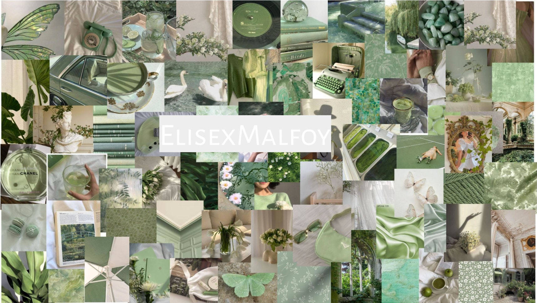 pastel green aesthetic laptop, 1715 x 970, vintage items, HD Desktop Wallpaper