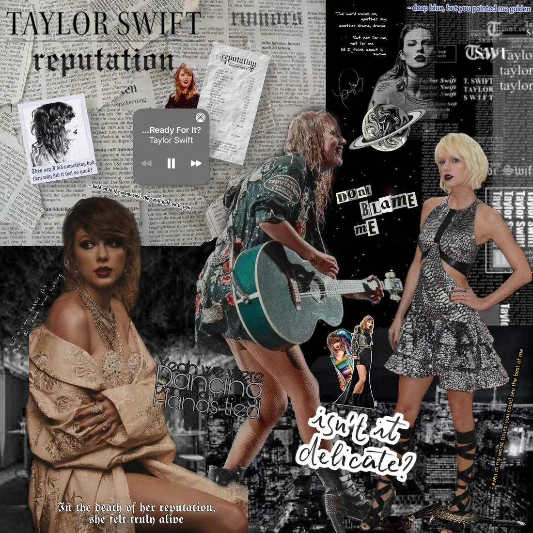 Collage Taylor Swift Aesthetic