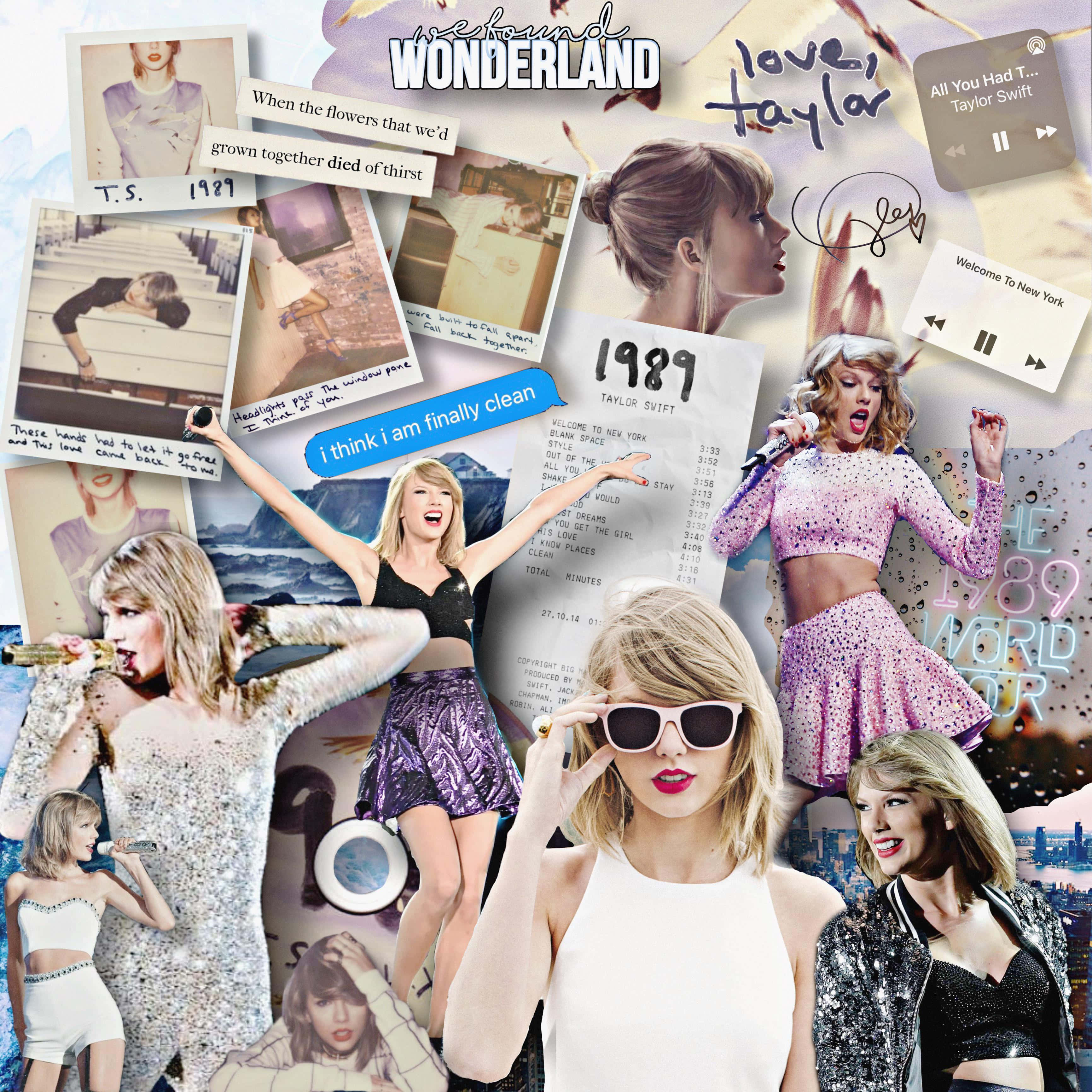 Taylor Swift, 1989 era, concert shots, 2K Desktop Wallpaper