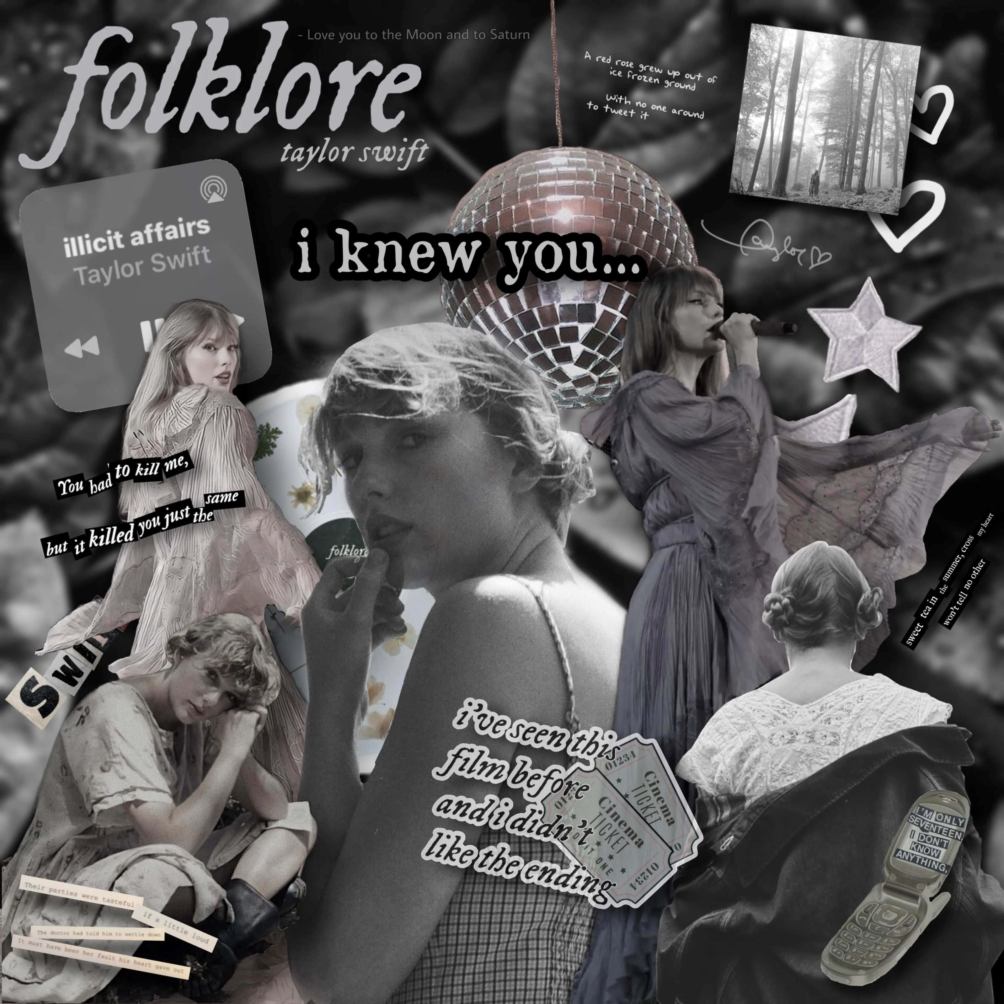 Taylor Swift, folklore, black and white photos, 2K Desktop Wallpaper