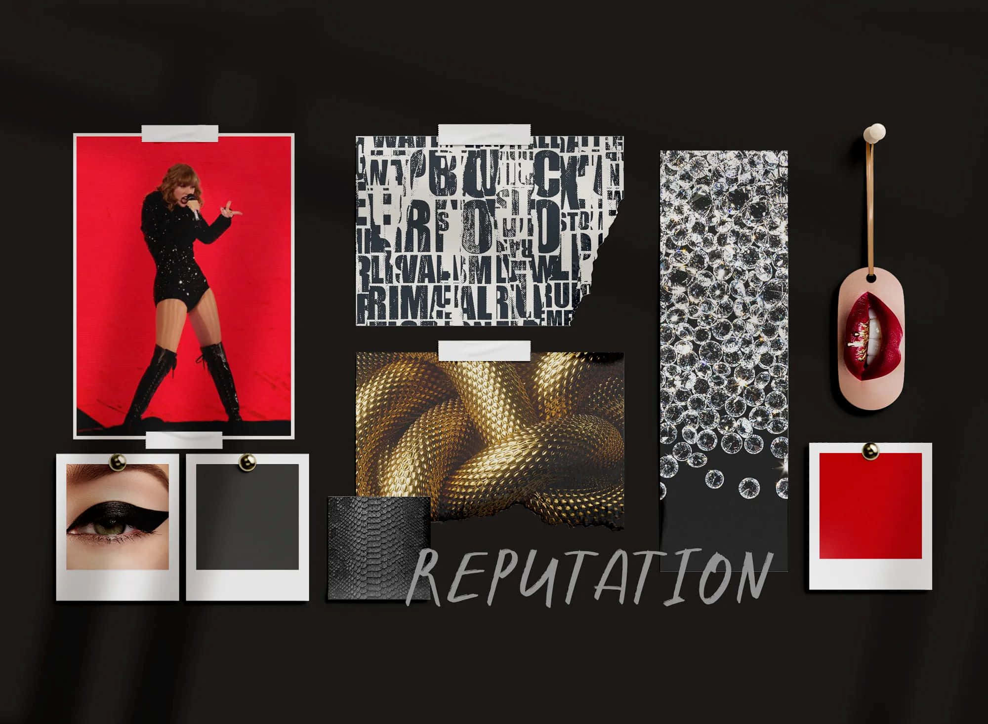 Taylor Swift, reputation, black wall, Full HD Desktop Wallpaper