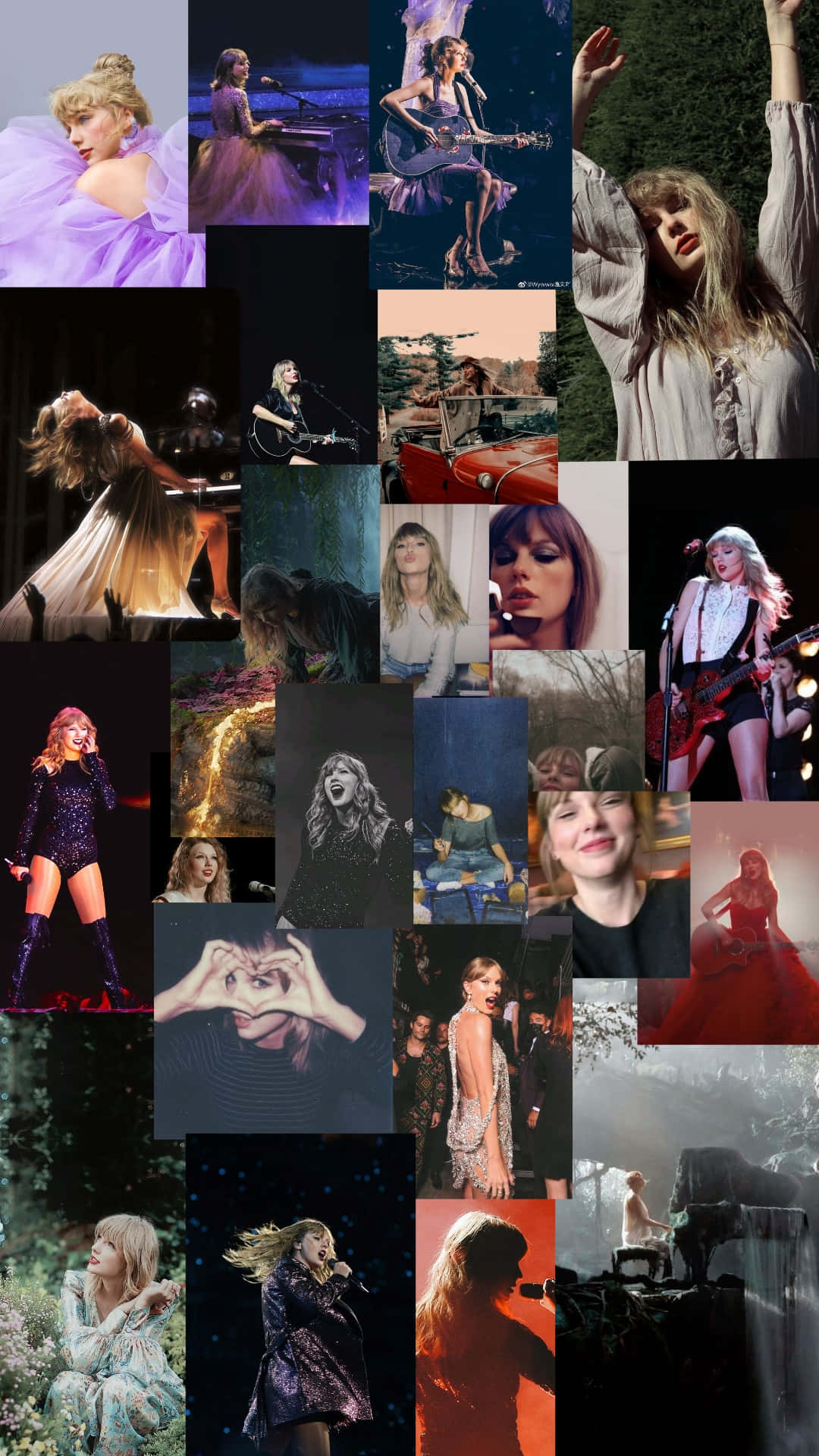 Taylor Swift, collage, performances, Full HD Phone Wallpaper