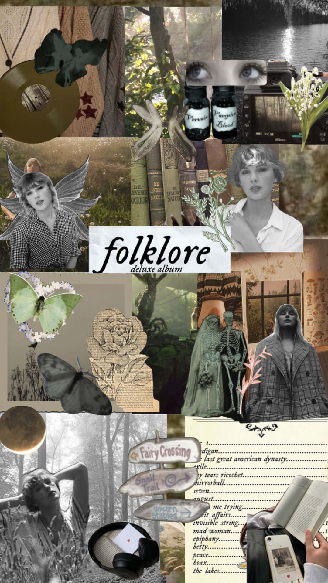 Taylor Swift, folklore, album theme, Full HD Phone Wallpaper