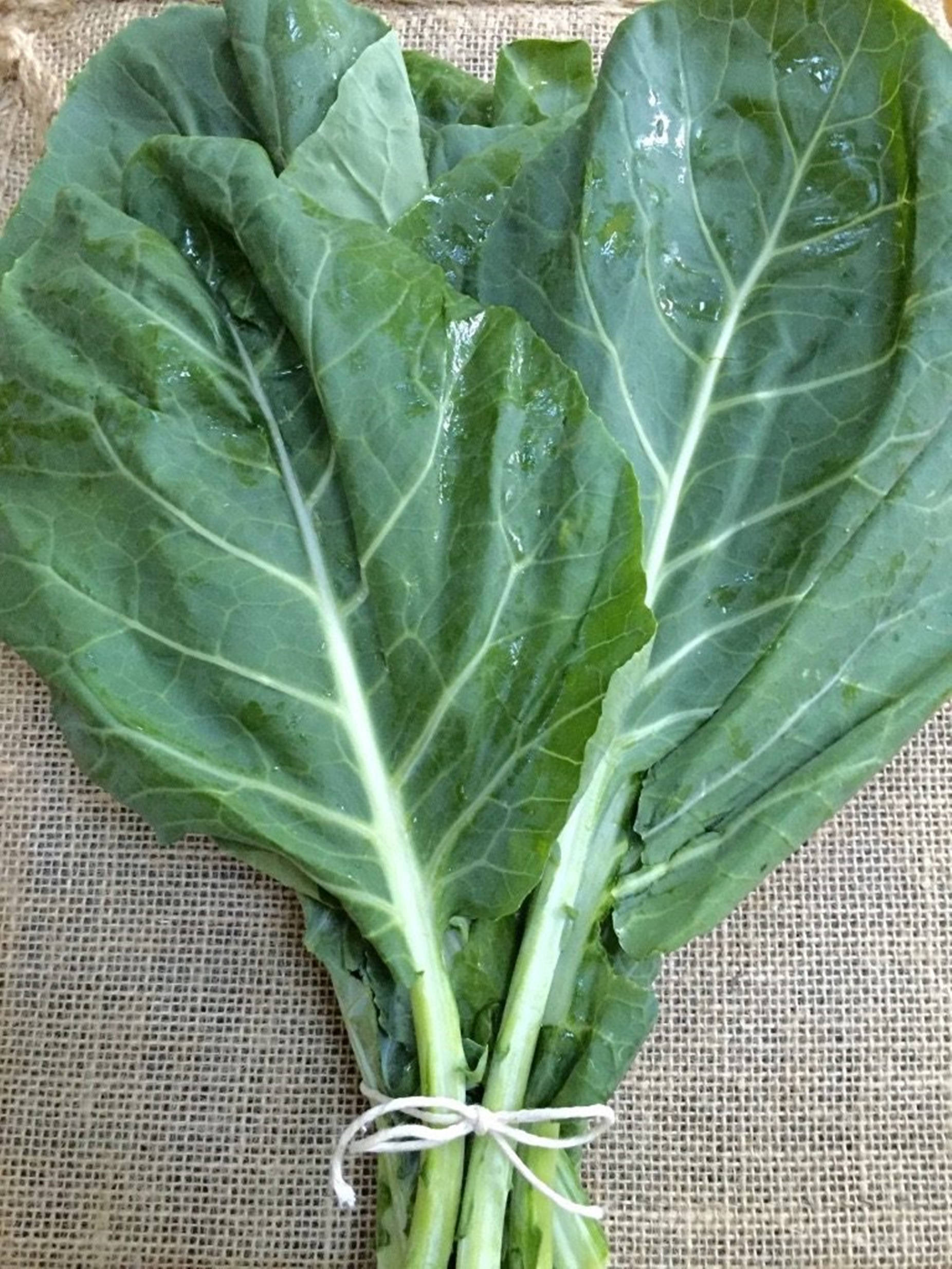 collard greens, twine, textured burlap surface, Full HD Phone Wallpaper