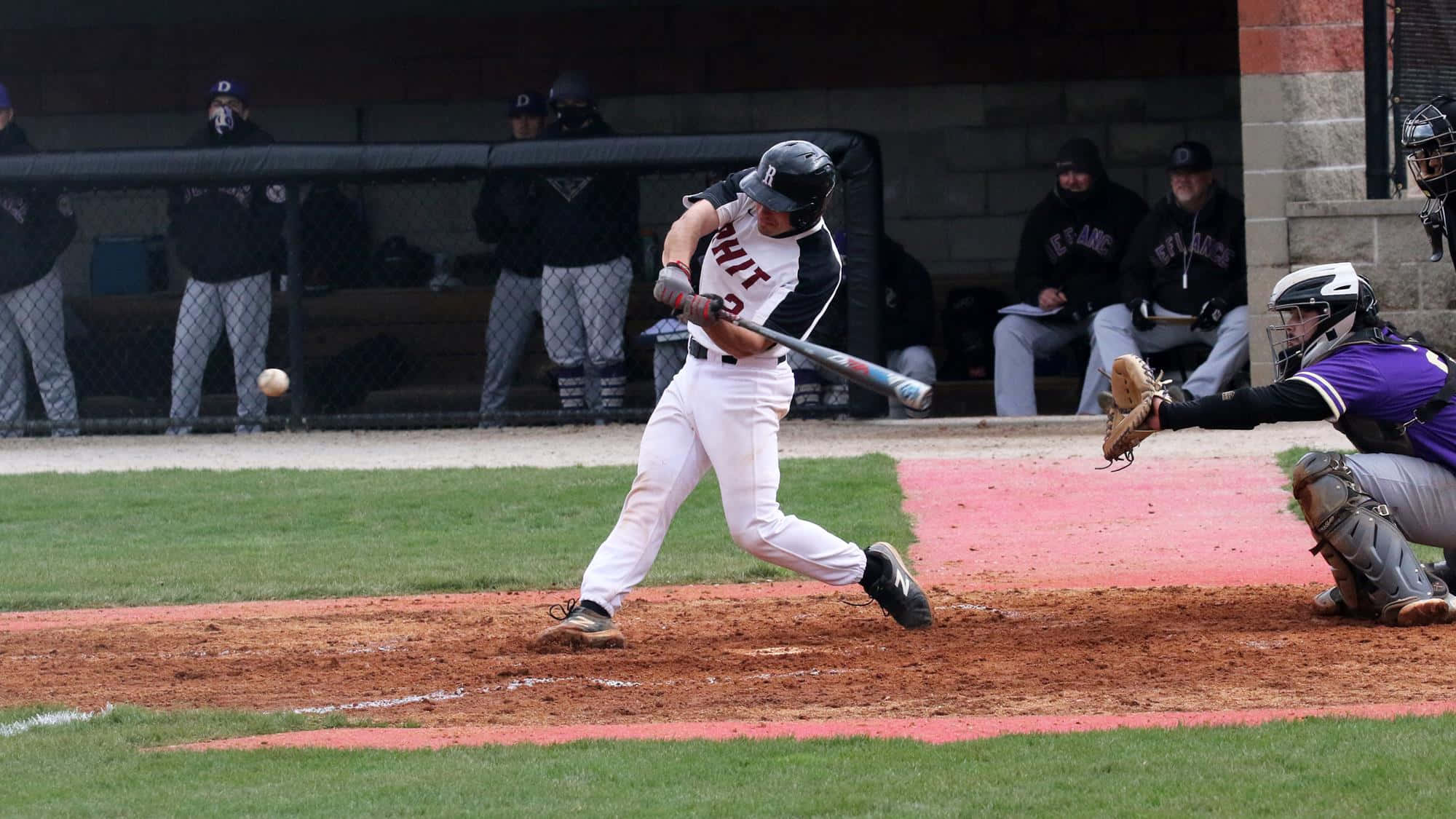 College Baseball, baseball player, bat, Full HD Desktop Wallpaper