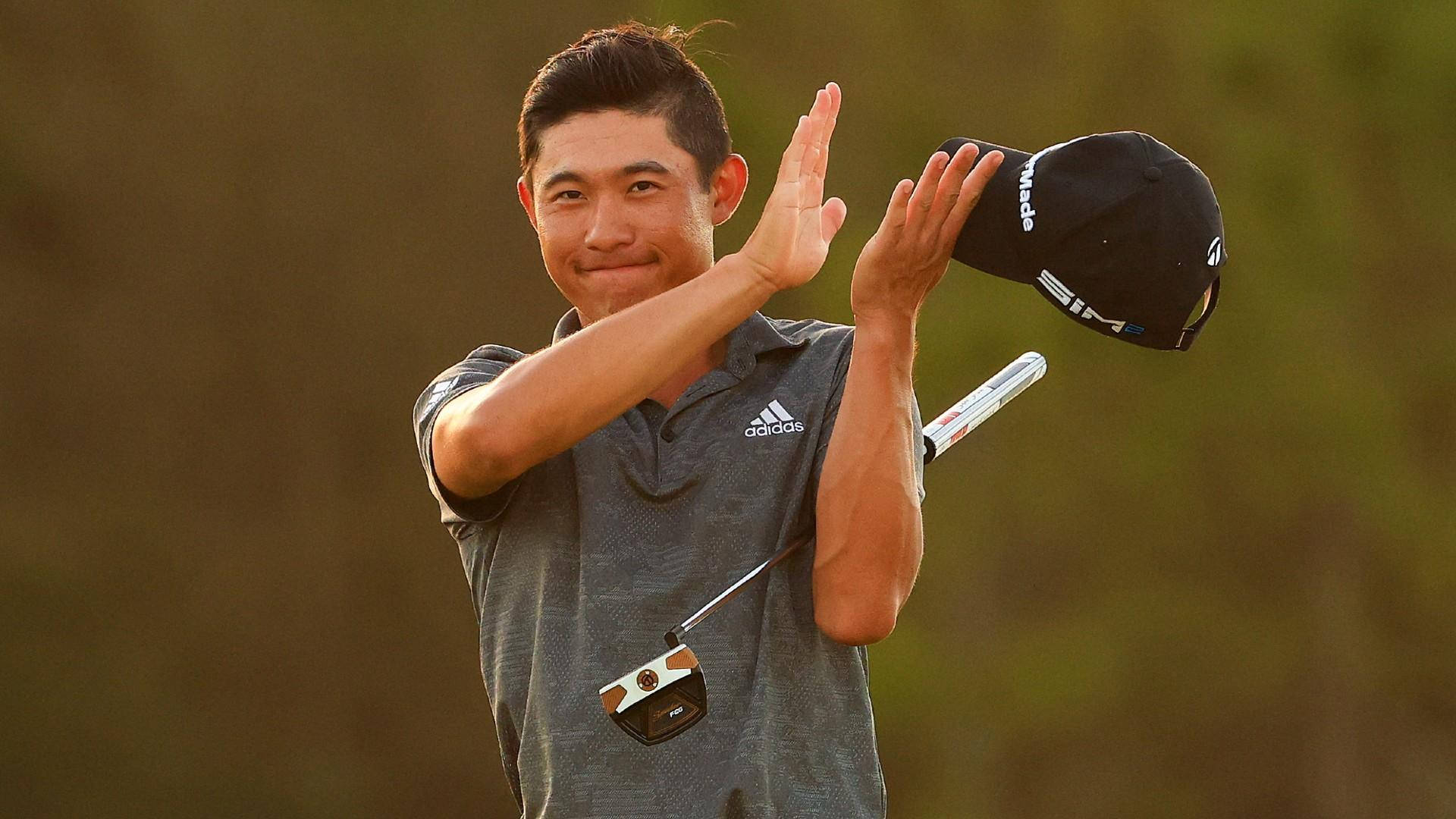 Collin Morikawa, golfer, cap, Full HD Desktop Wallpaper