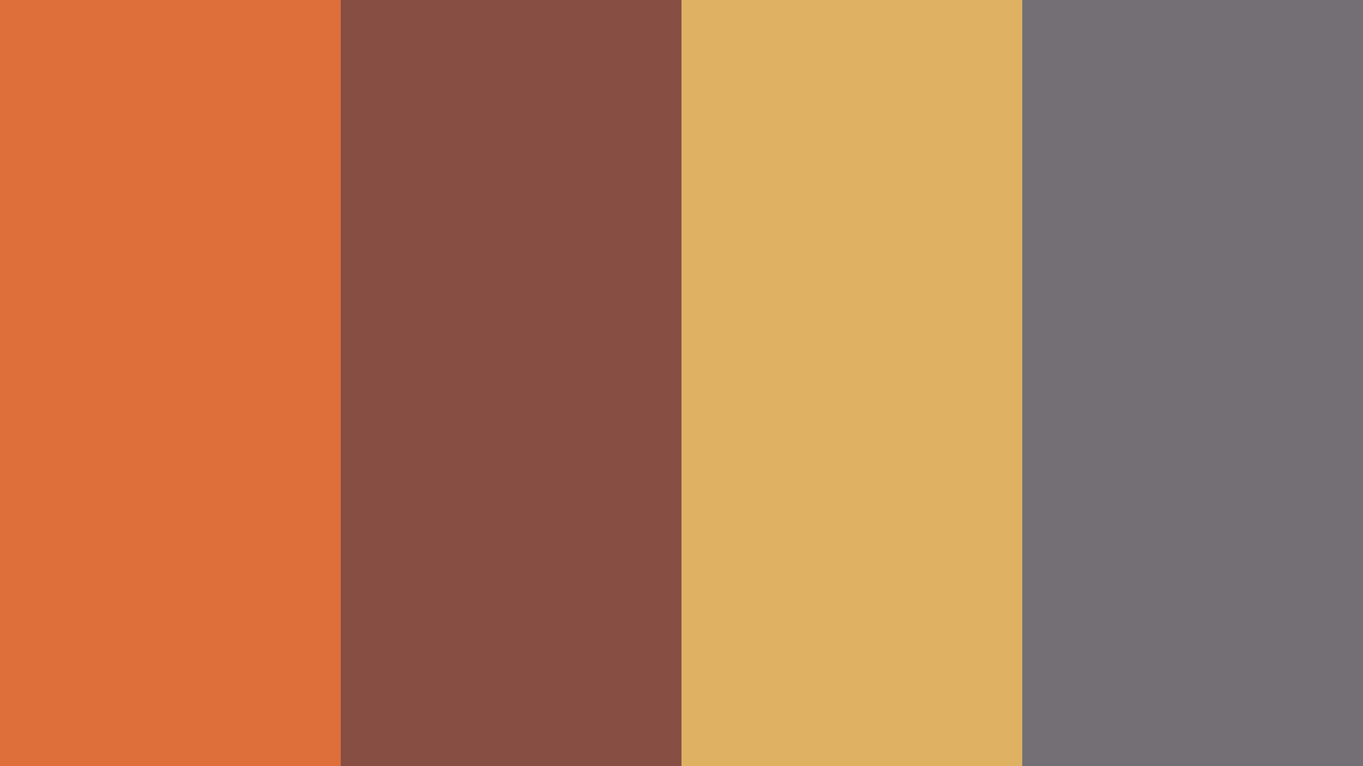vigorous color palette, warm earth tones, four vertical stripes, Full HD Desktop Wallpaper