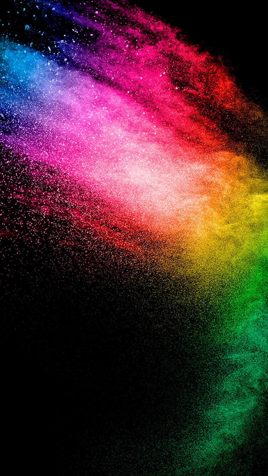 Color iPhone, rainbow, abstract explosion, Full HD Phone Wallpaper