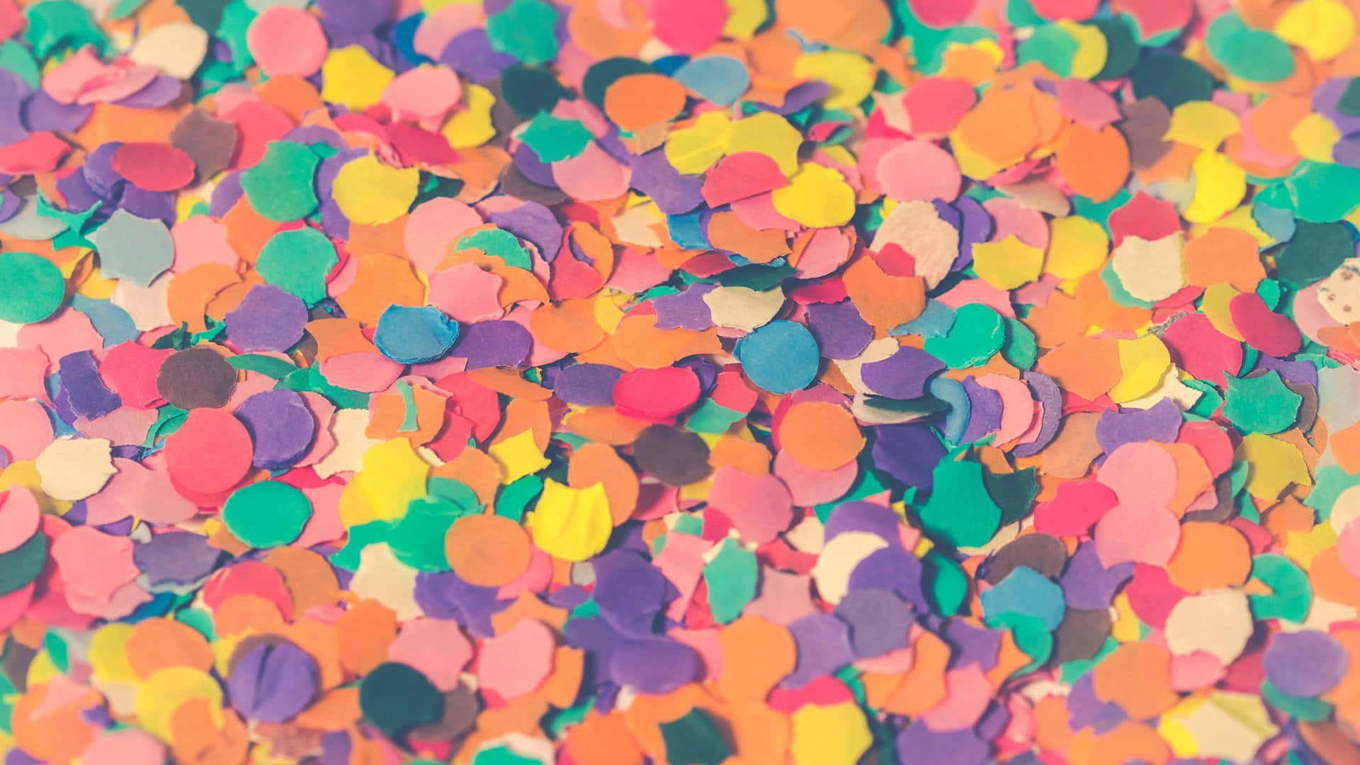 confetti, multicolored paper confetti, bright hues, Full HD Desktop Wallpaper