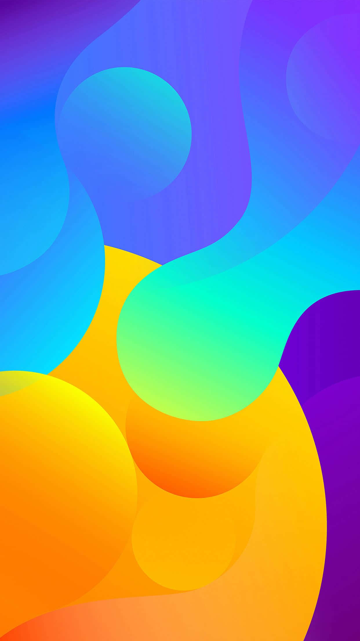 Color Phone, 1242 x 2208, blue, Full HD Phone Wallpaper
