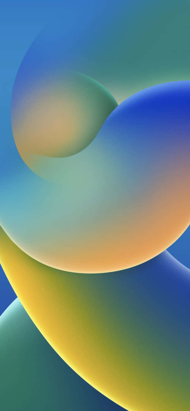 abstract colorfuli phone wallpaper, blue green yellow and orange, flowing gradients, HD Phone Wallpaper