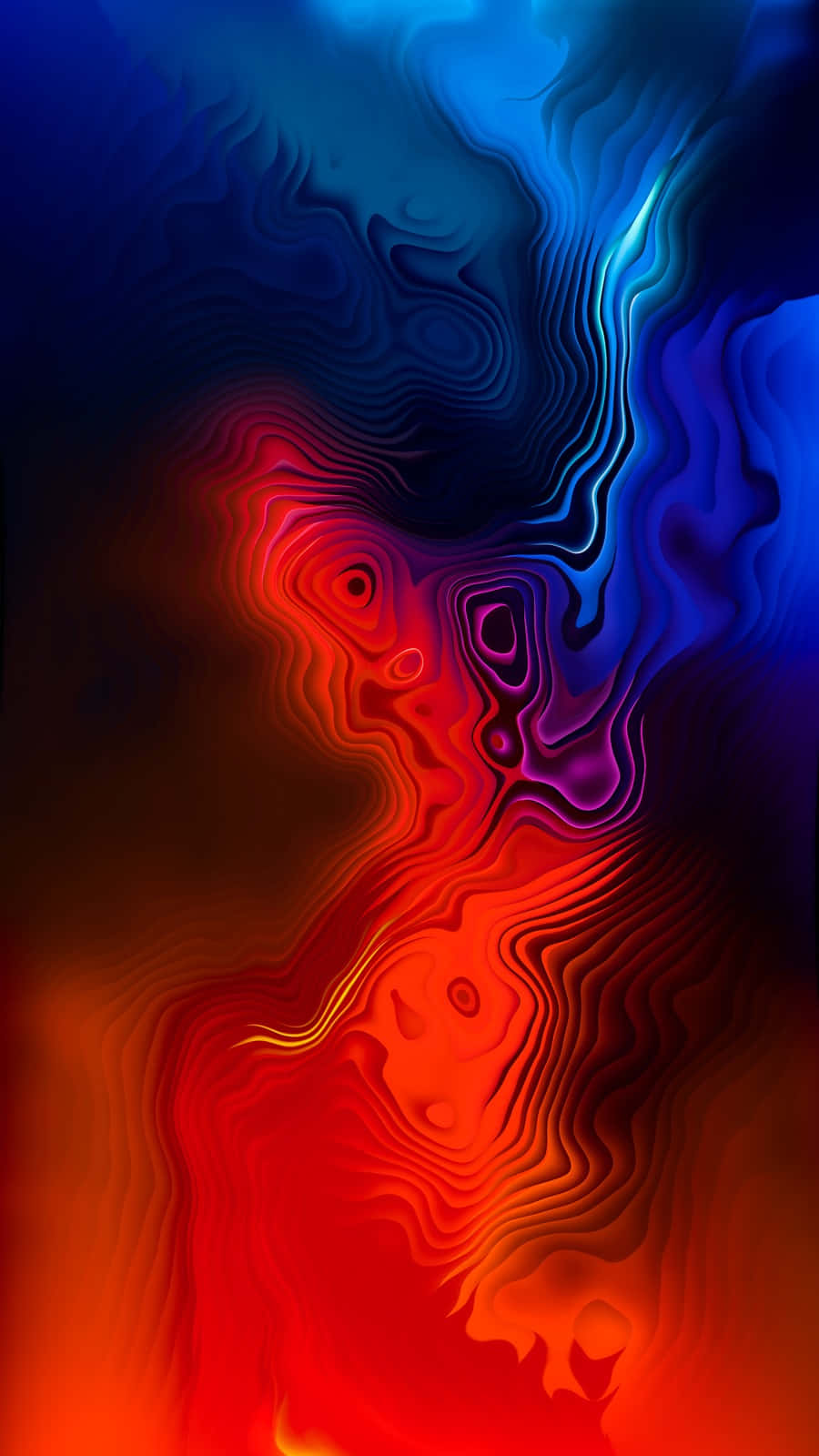 Color Phone, red, blue, HD Phone Wallpaper