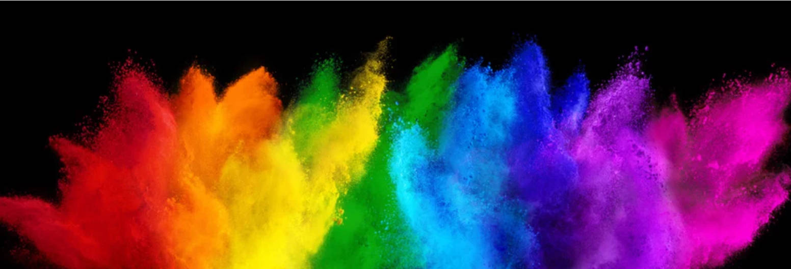 rainbow, dark color, black background, HD Desktop Wallpaper