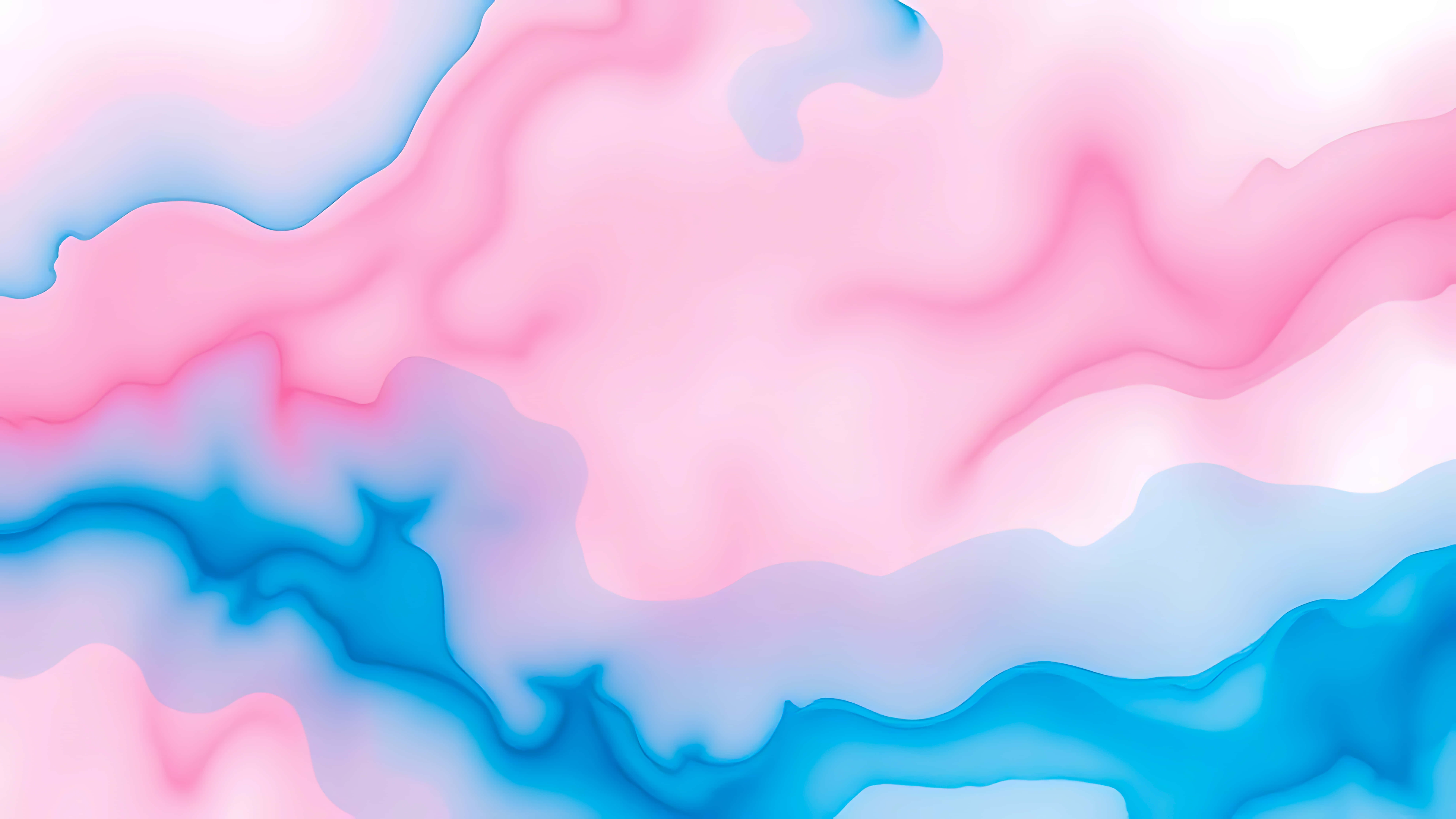 pink, blue, watercolor, 8K Desktop Wallpaper