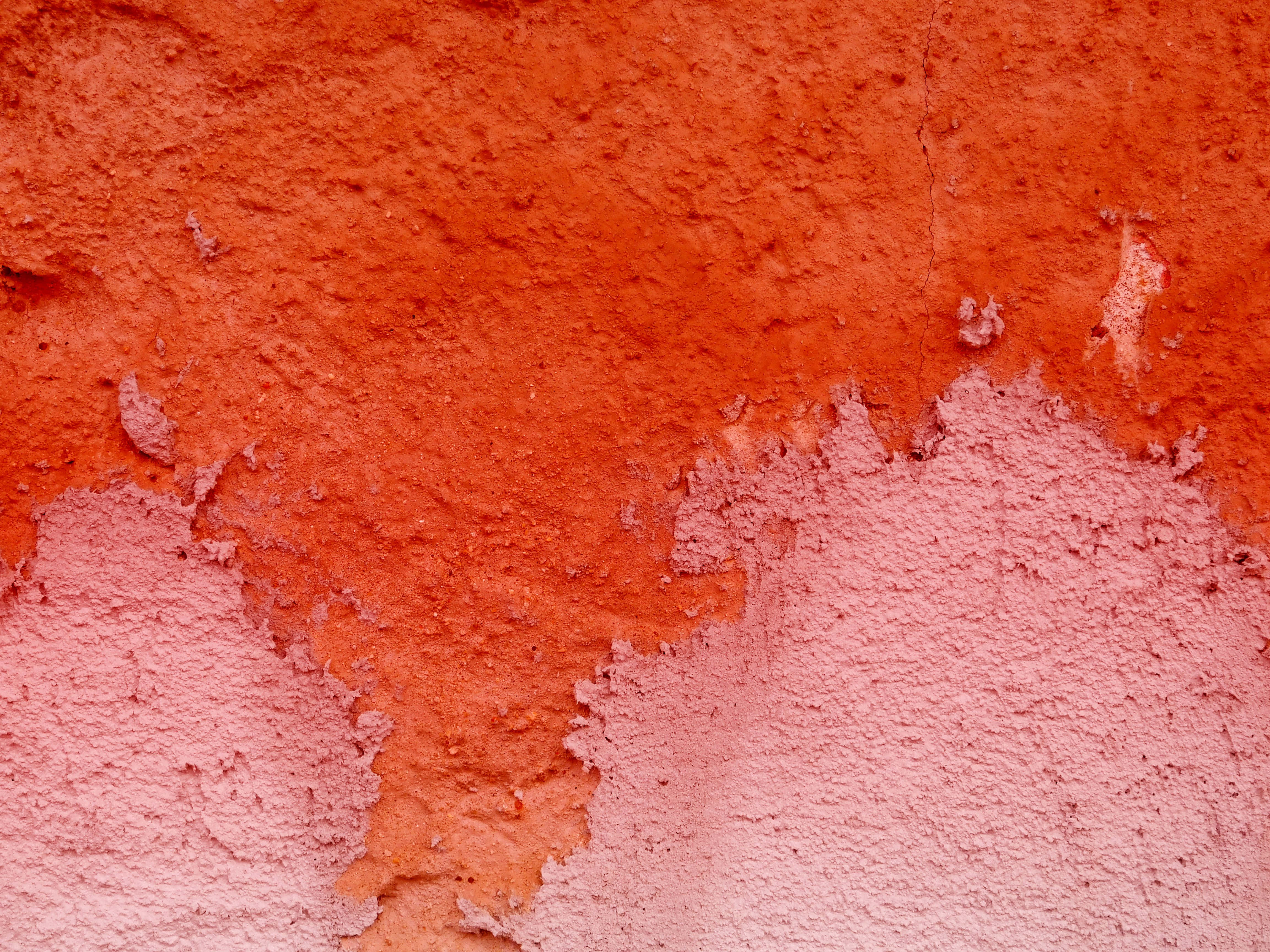 red stone texture, vibrant orange, faded pink, 4K Desktop Wallpaper