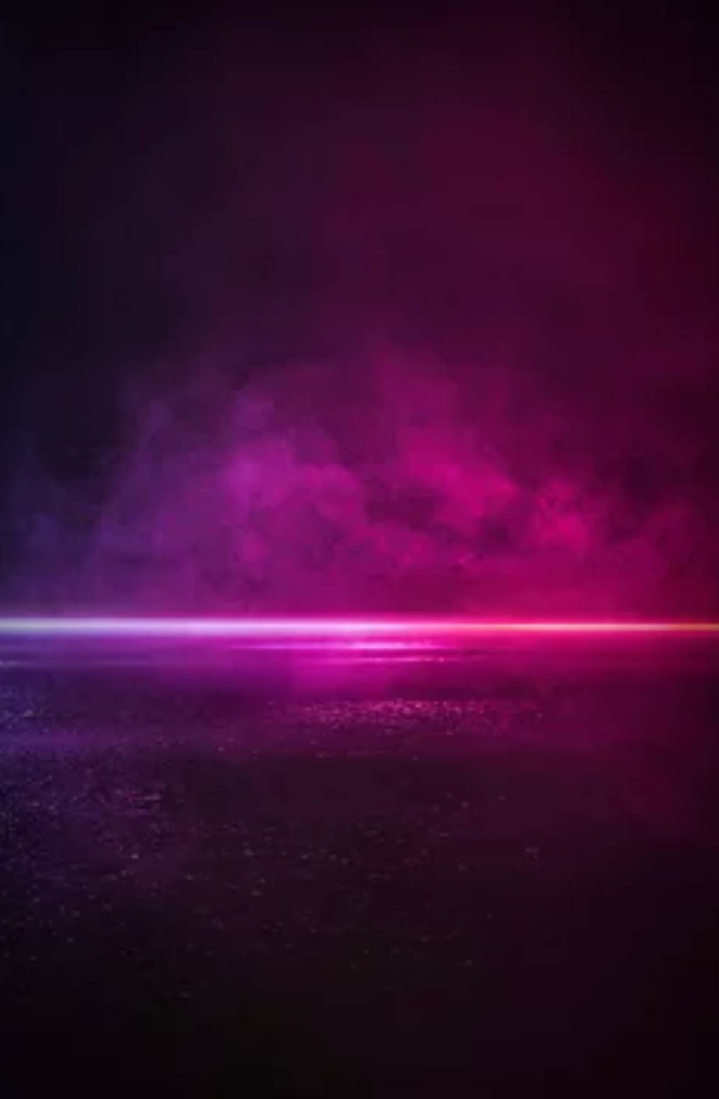 magenta neon light, dark misty horizon, wet surface, HD Phone Wallpaper