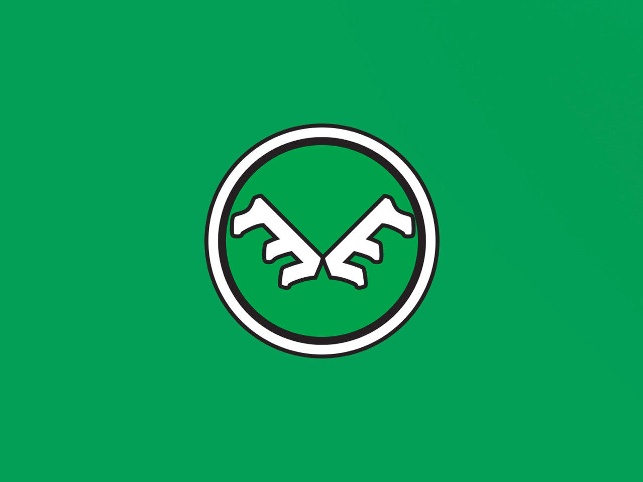 Colorado State University, antlers logo, green background, HD Desktop Wallpaper