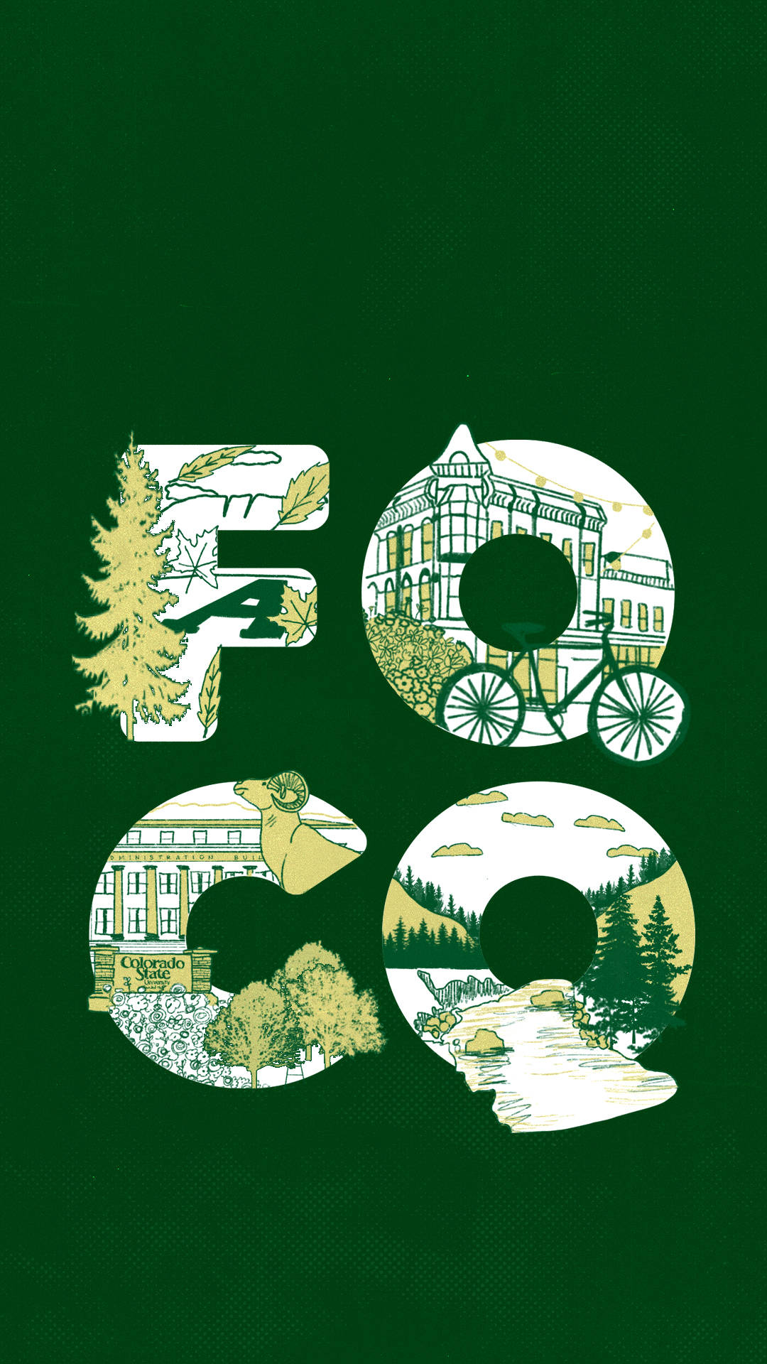 Colorado State University, FOCQ, green, Full HD Phone Wallpaper