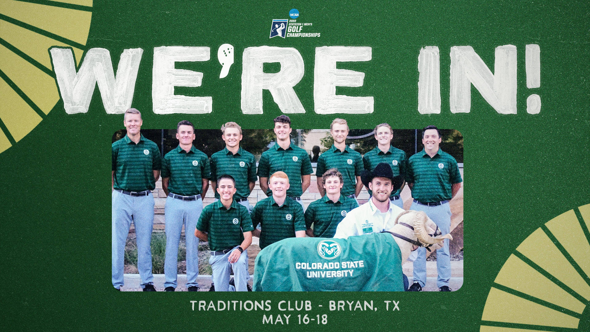 Colorado State University, green shirts, bold white text, Full HD Desktop Wallpaper
