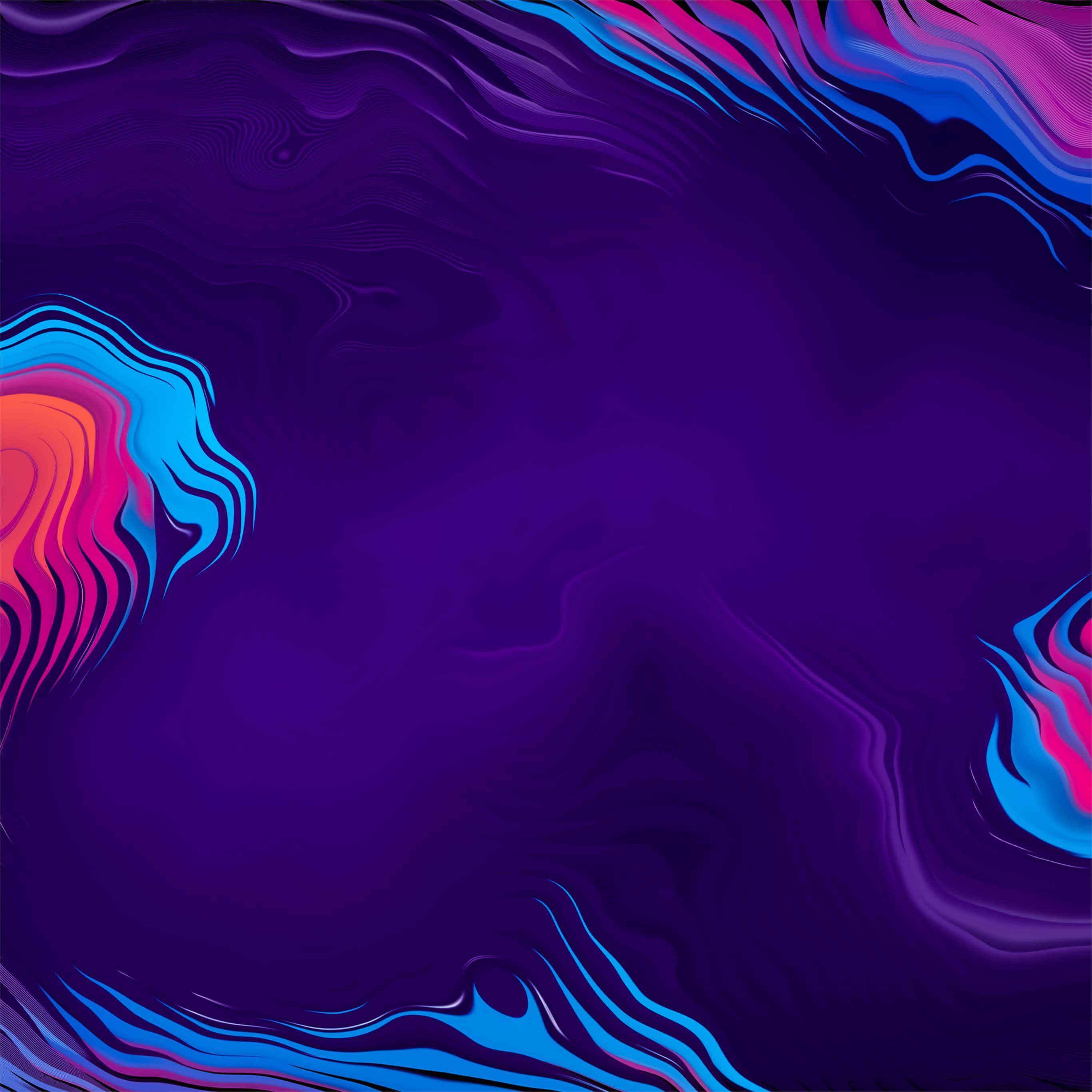 Colorful Abstract Art, purple blue, pink, 2K Desktop Wallpaper