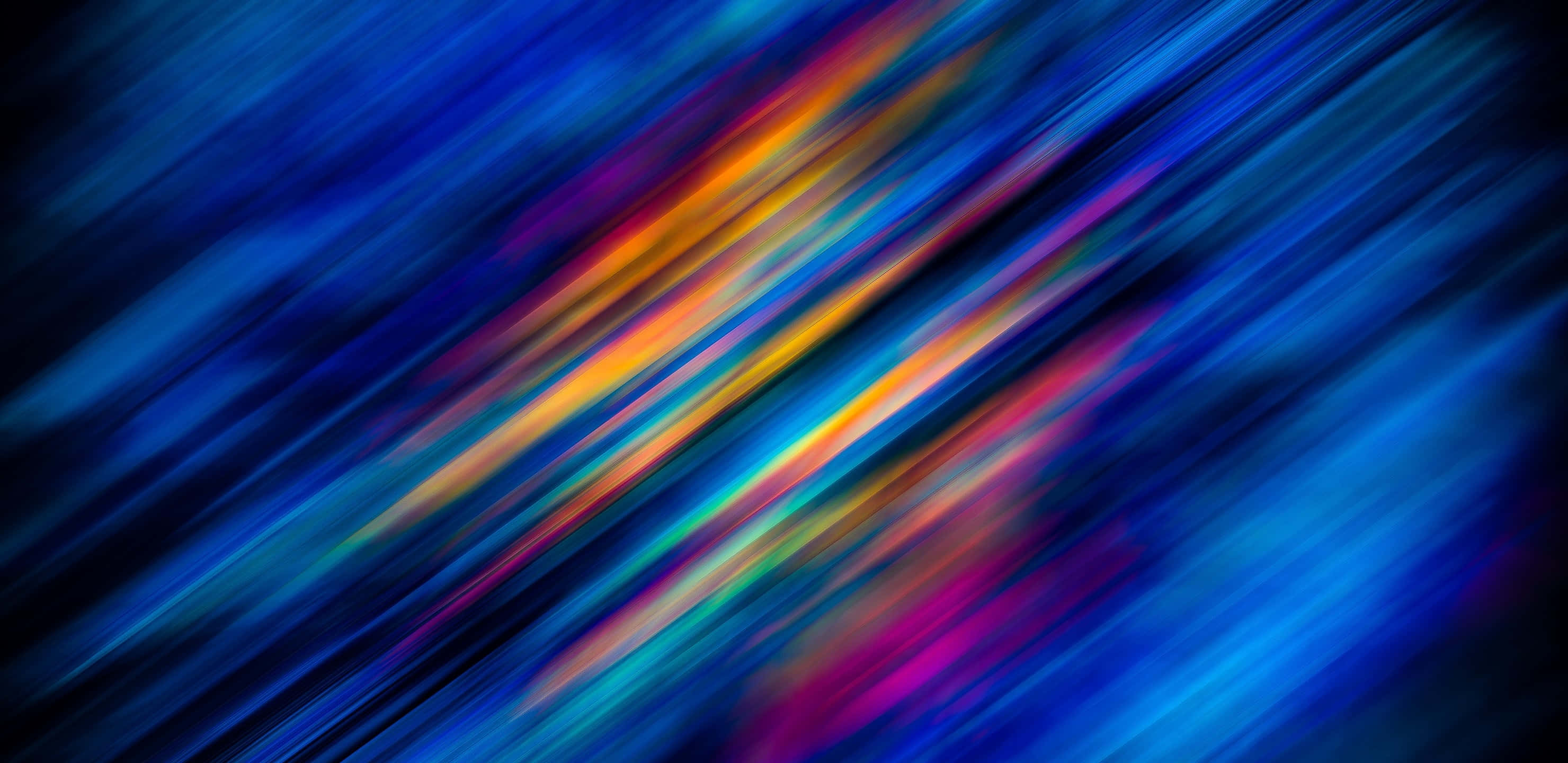 blue, yellow, black background, 2K Desktop Wallpaper