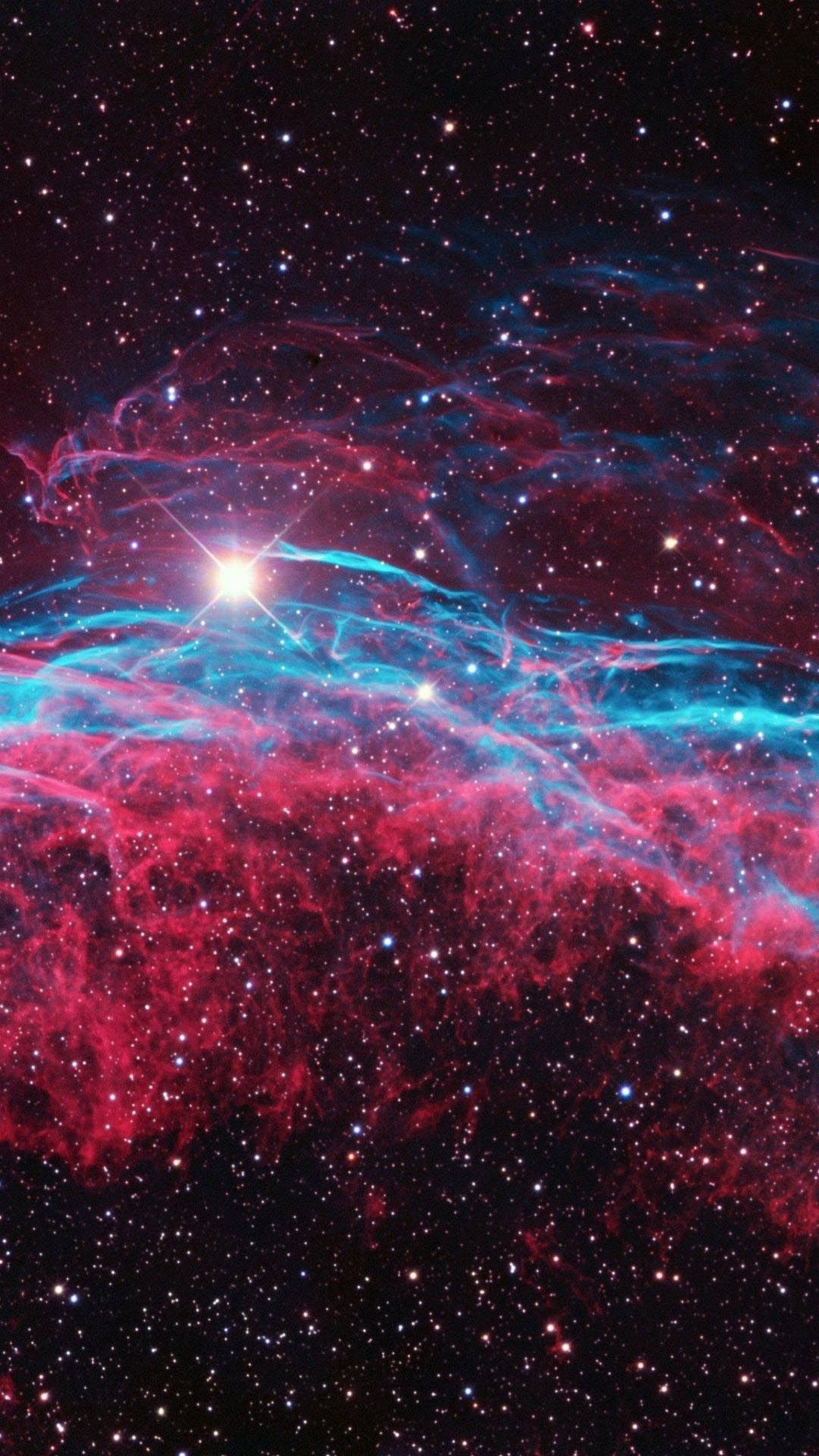 Colorful Amoled, Galaxy, Stars, 2K Phone Wallpaper