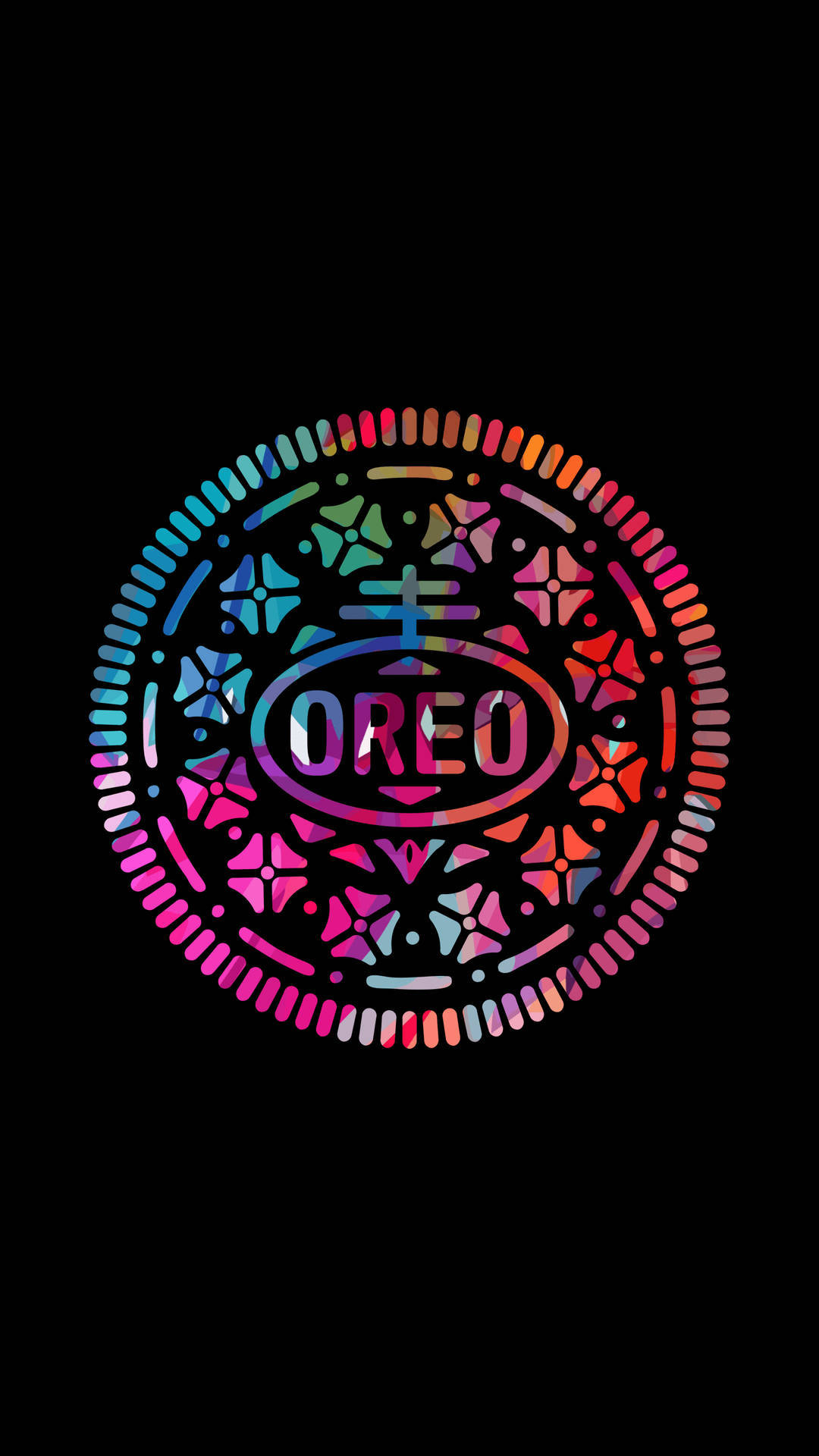 Colorful Amoled, Oreo cookie, rainbow-colored, Full HD Phone Wallpaper