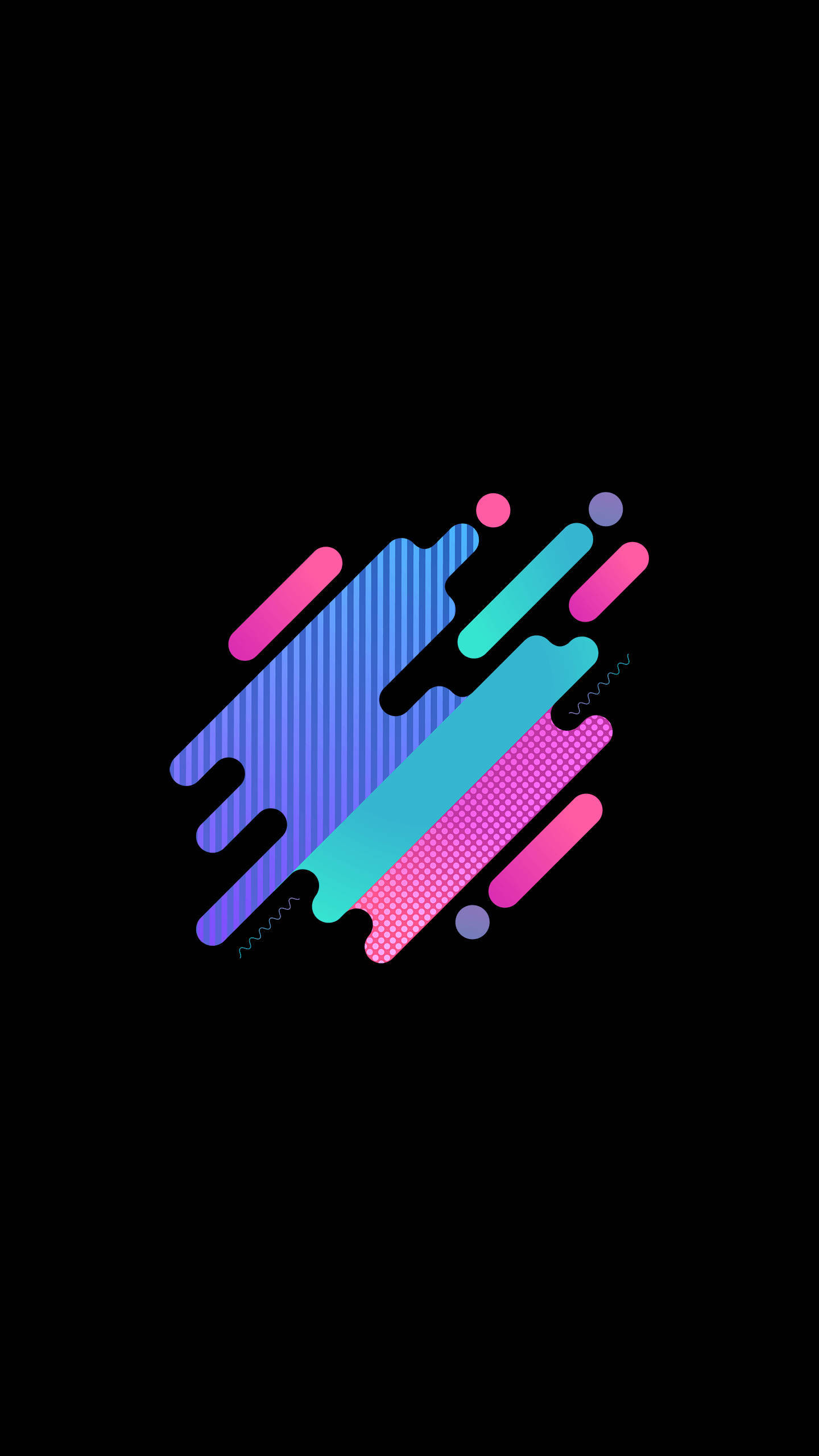 rainbow background, gradient pink blue and teal, dotted and striped patterns, 2K Phone Wallpaper