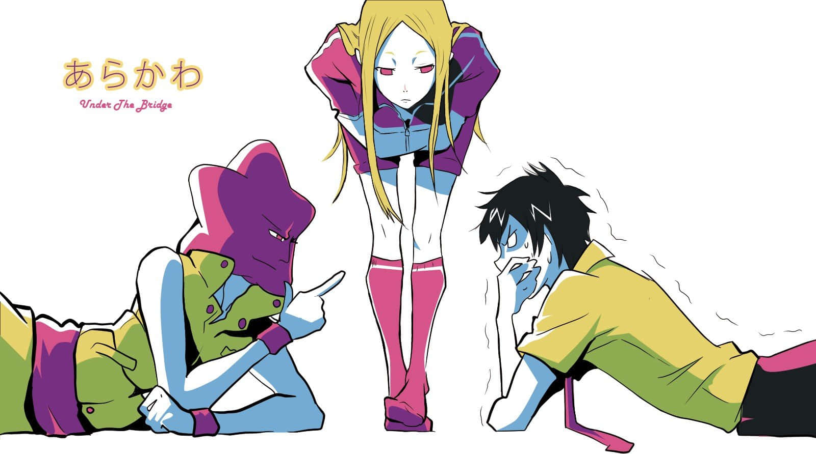 colorful anime, anime characters, vibrant colors, HD Desktop Wallpaper