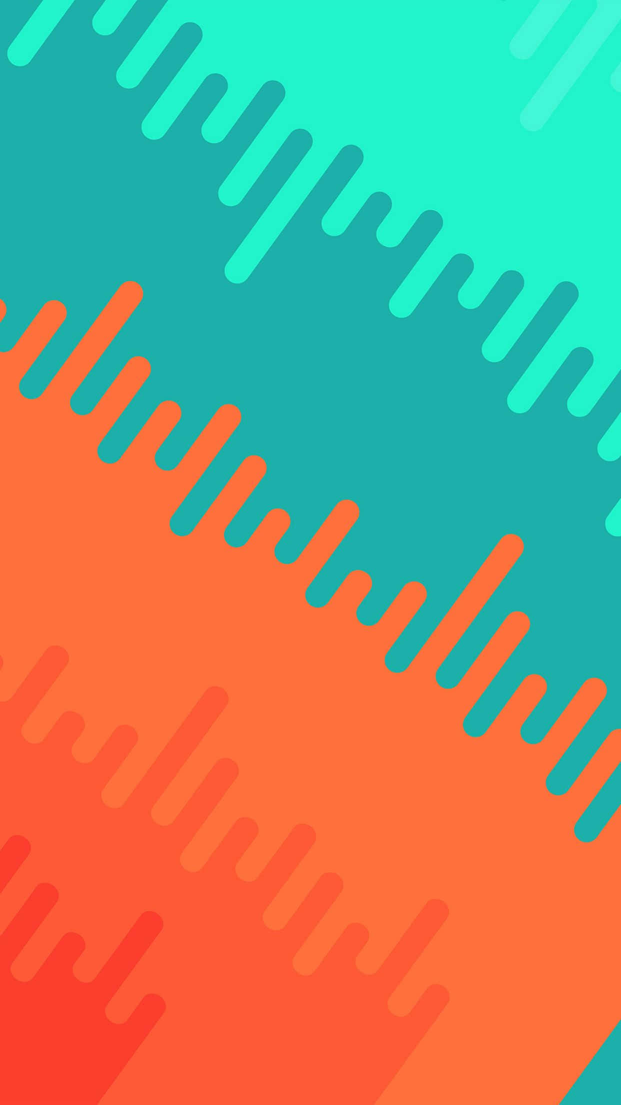 orange, teal, diagonal bars, Full HD Phone Wallpaper