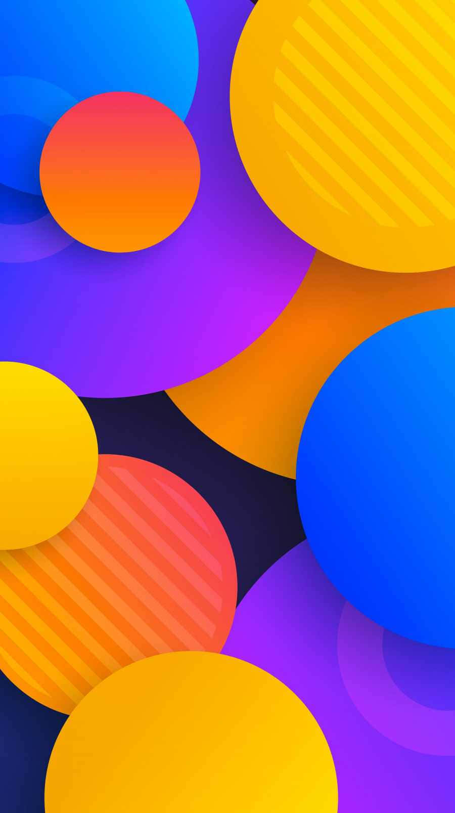 Colorful iPhone, blue, purple, HD Phone Wallpaper