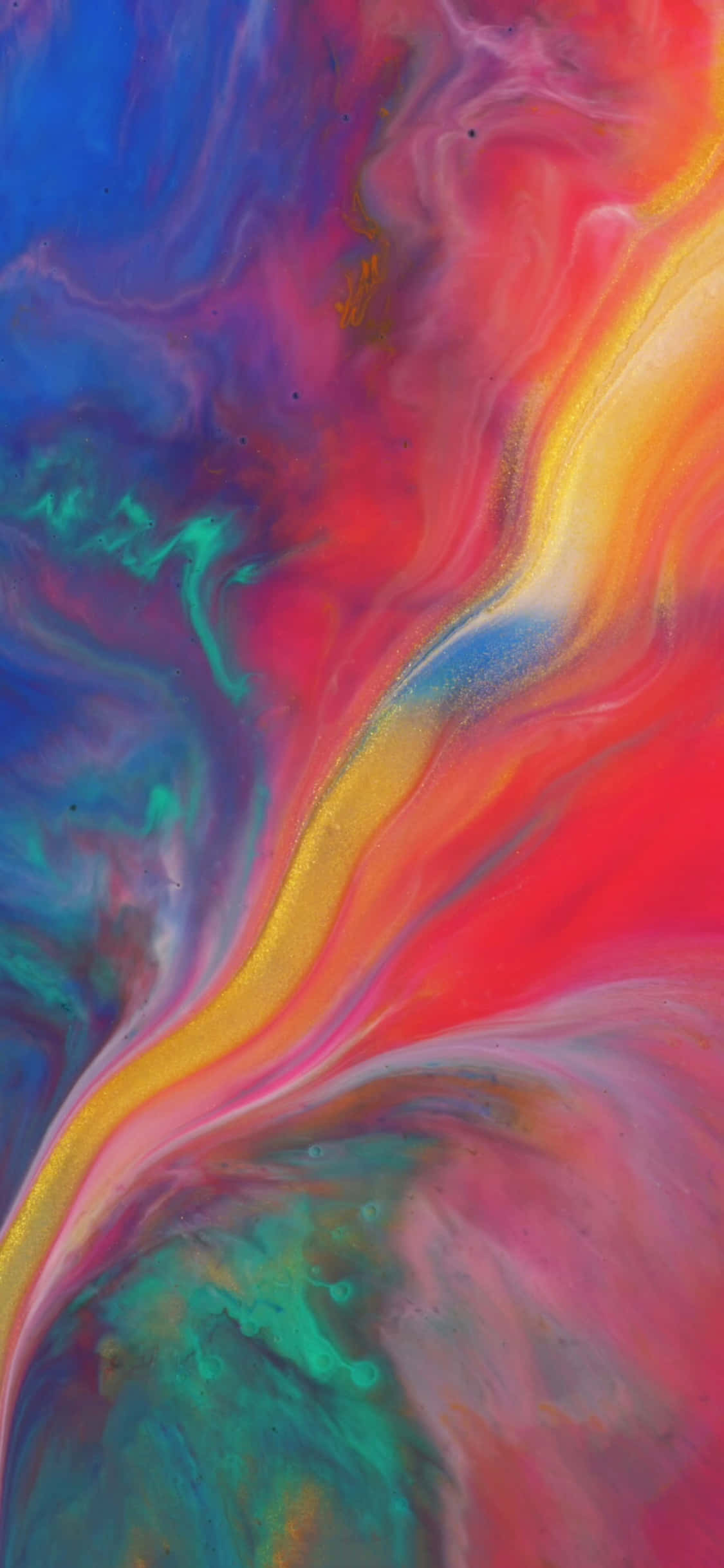 vibrant, swirling colors, blue, Full HD Phone Wallpaper